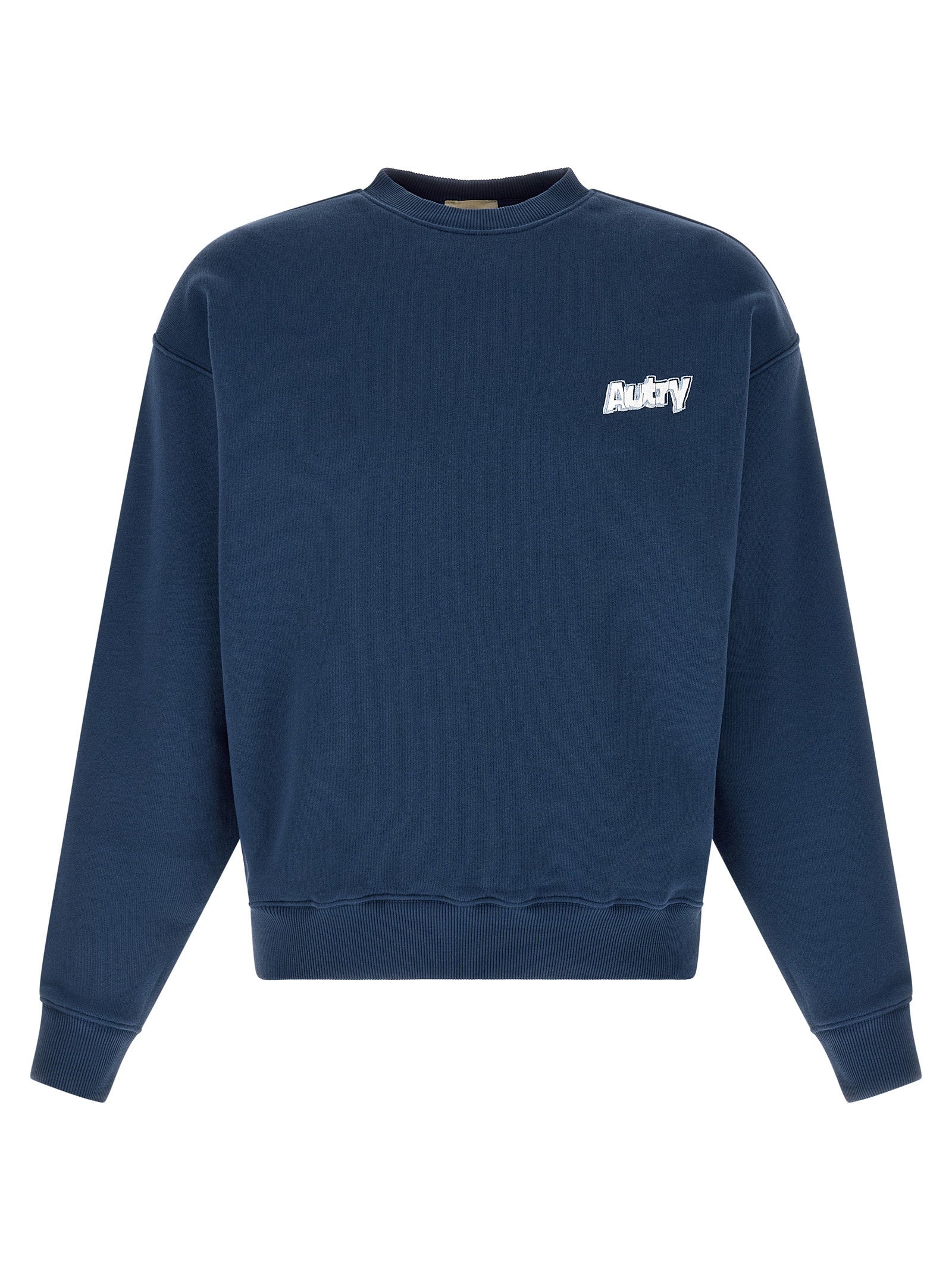 Autry Logo Print Embroidery Sweatshirt – 100% cotton