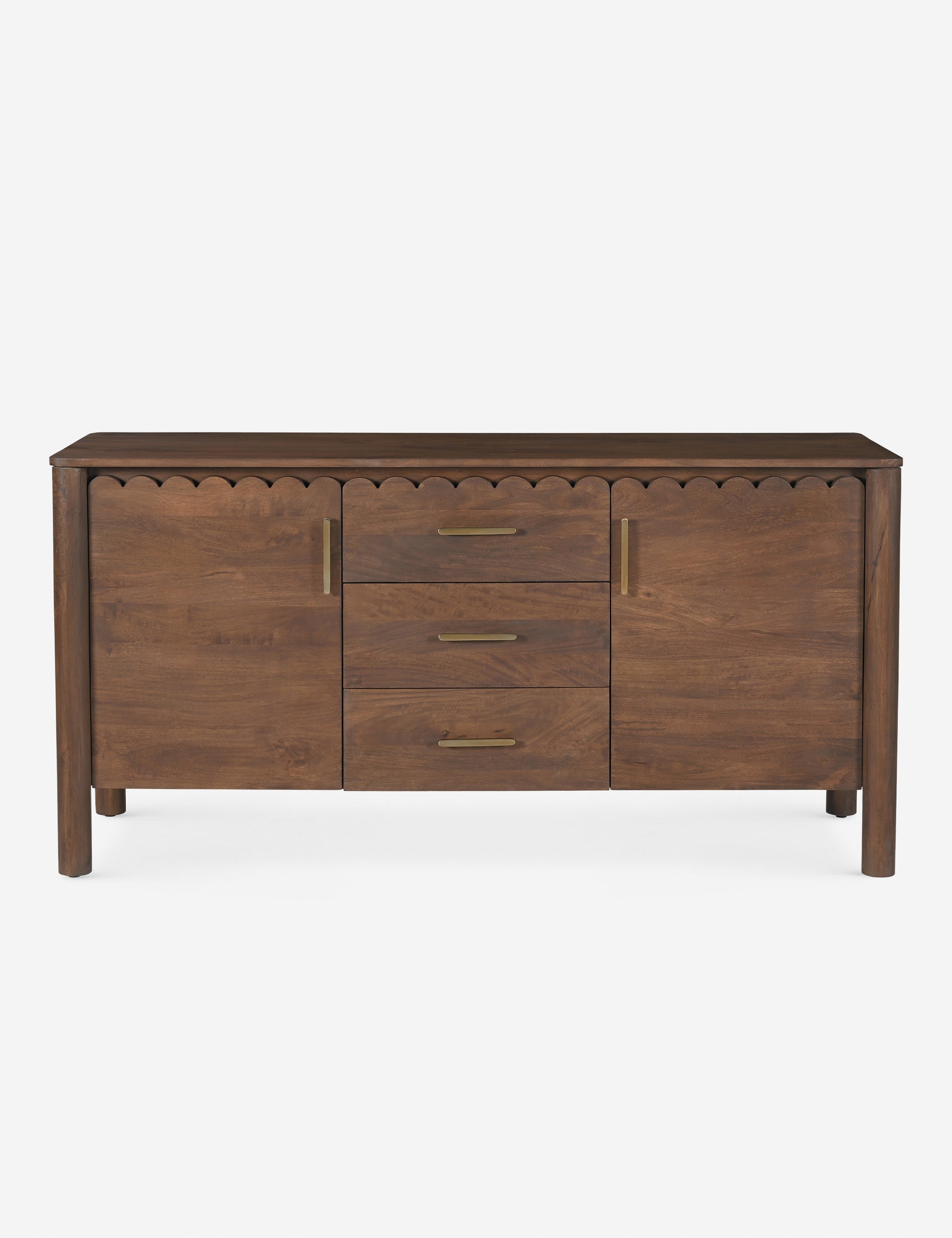 Lulu and Georgia Samantha 3-Drawer Sideboard – Brown