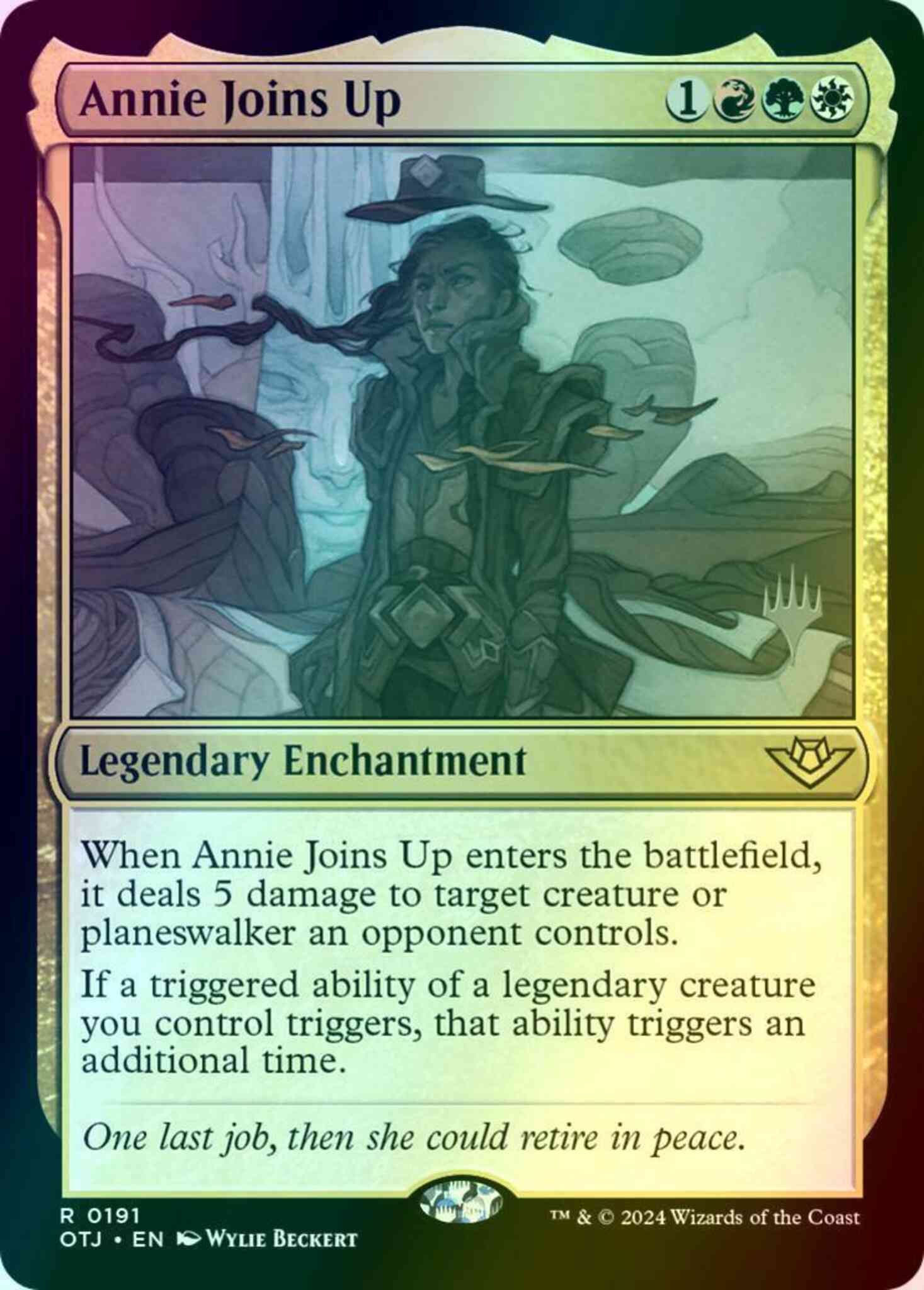 Magic Annie Joins Up [191p] [Promo Pack] [Outlaws of Thunder Junction: Promos] [Foil]