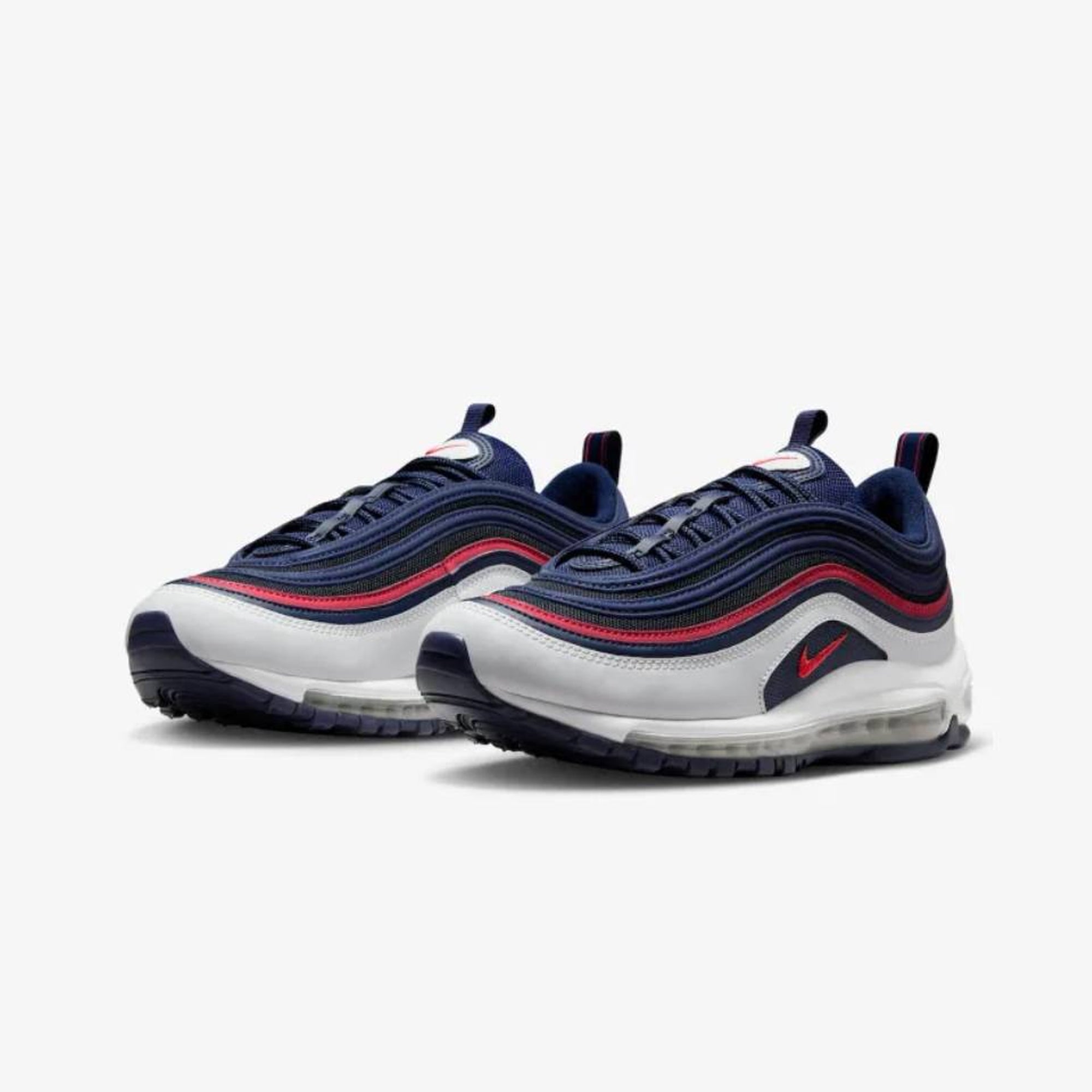 Nike | AIR MAX 97 { MIDNIGHT NAVY/TRACK RED-OBSIDIAN