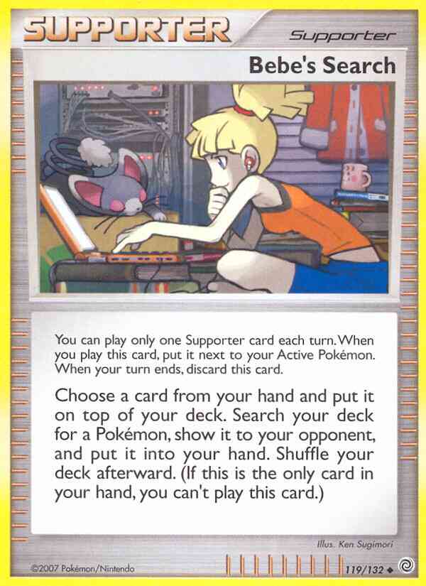 Uncommon dp3-119 reverse – Pokémon Bebe's Search - 119/132 - Uncommon [dp3-119] [Reverse Holo]