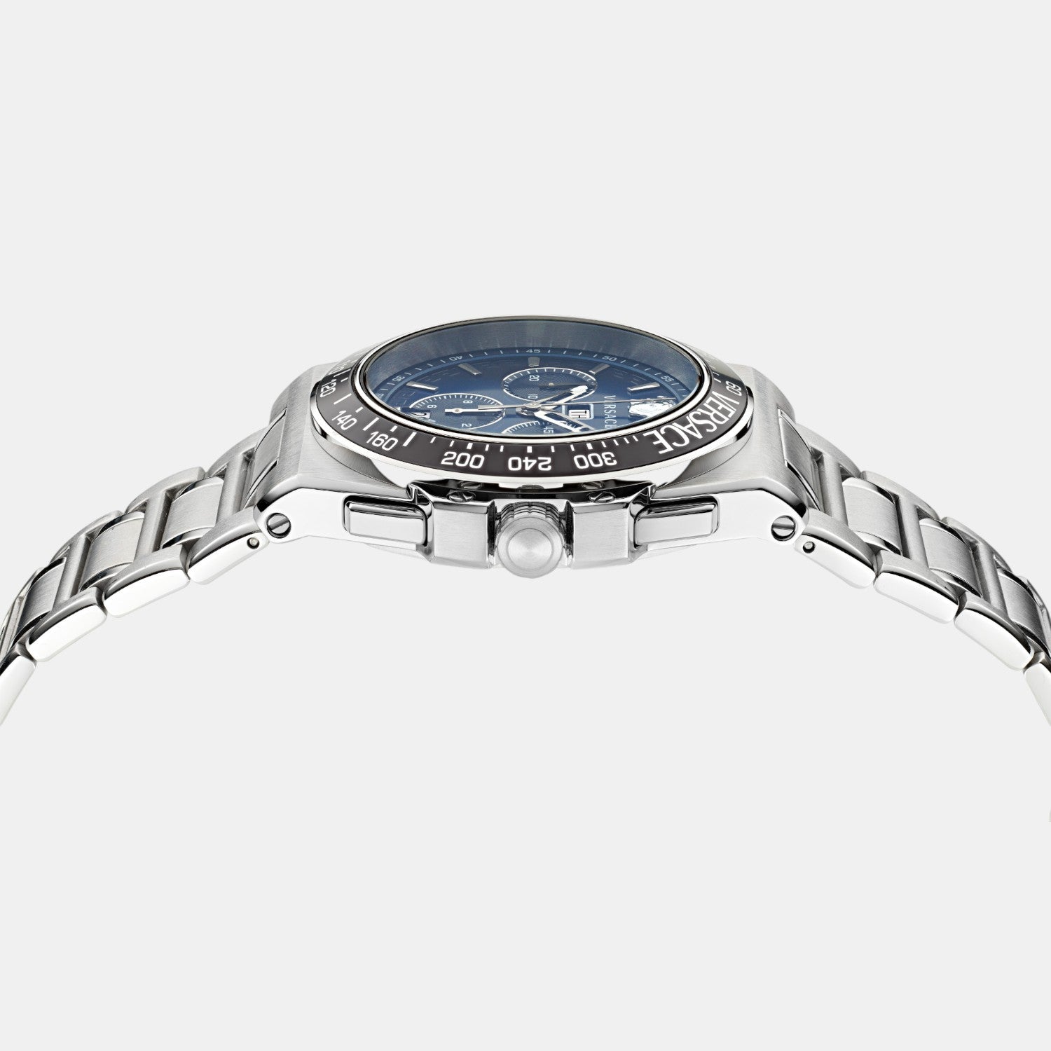 Versace Greca Extreme Men Quartz Blue Dial Chronograph Stainless Steel Watch VE7H00423 - view 2
