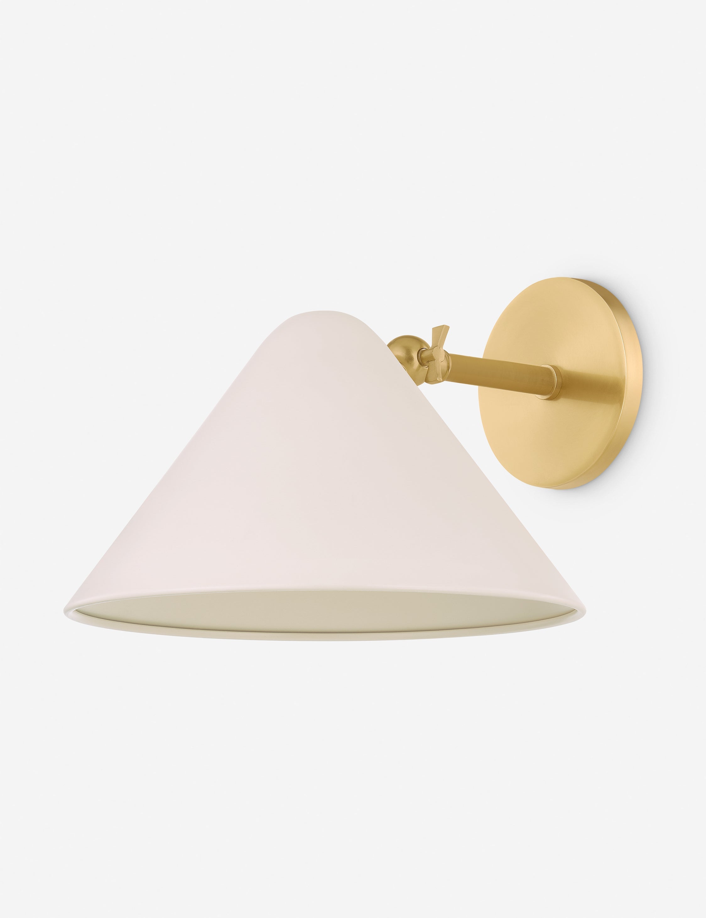 Lulu and Georgia Citrine Sconce – Antique Brass - view 2