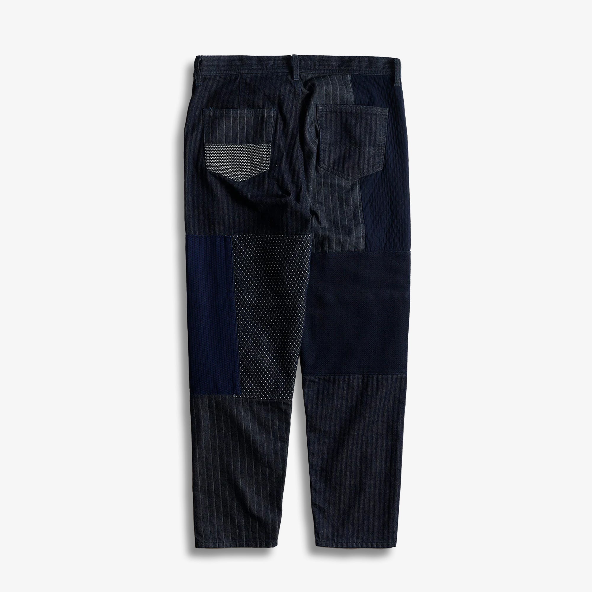 Fdmtl | Patchwork Pants Rinse { Indigo - view 2