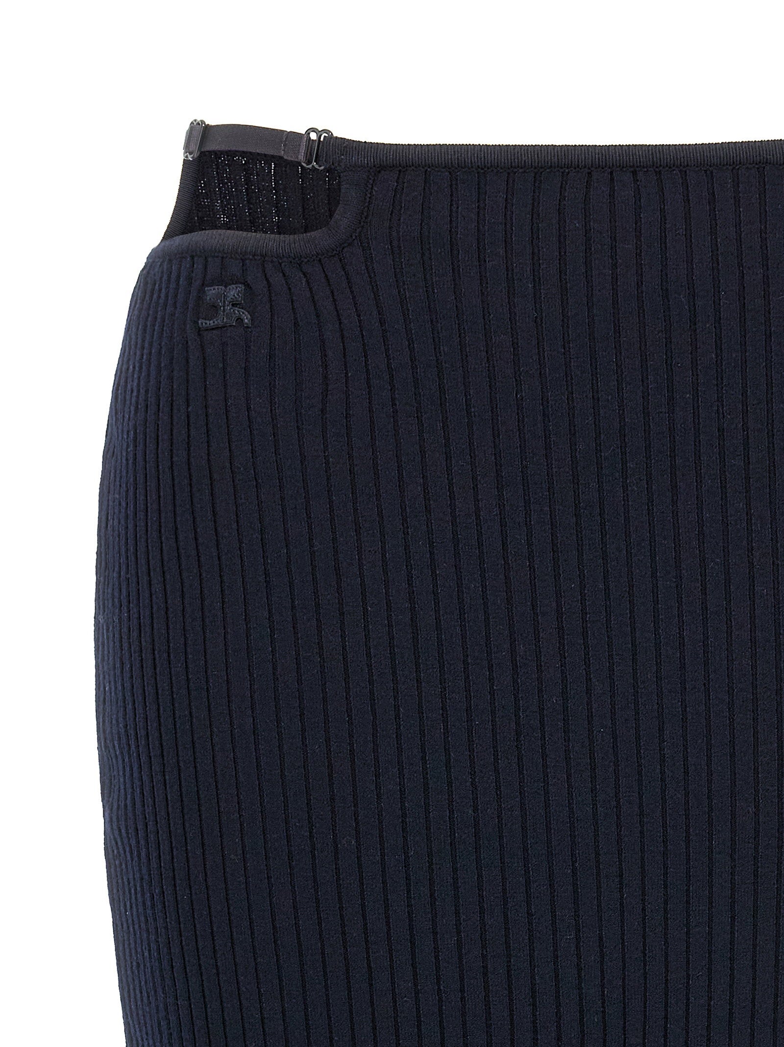 Courreges Loop Rib Knit Skirt - view 4