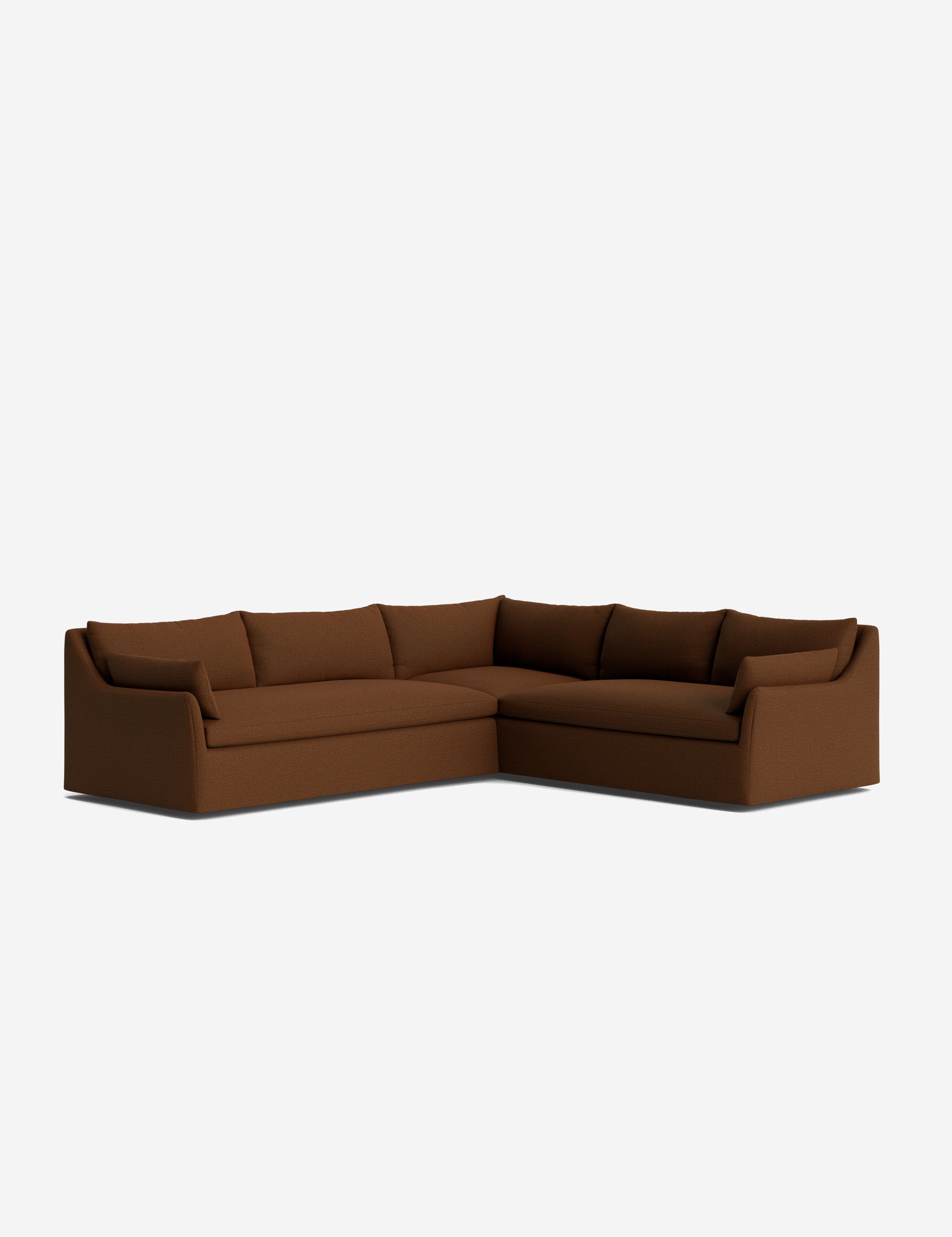 Lulu and Georgia Portola Luxe Depth Slipcover Corner Sectional Sofa - view 55