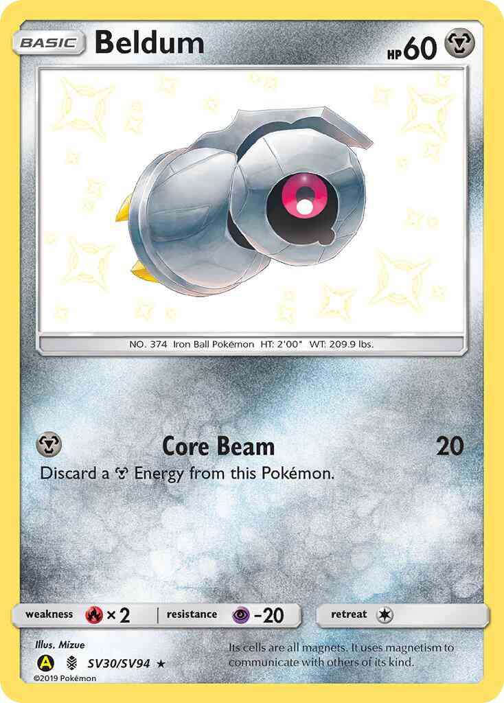 Rare holo sma-sv30 – Pokémon Beldum - SV30/SV94 - Rare Holo [sma-SV30] [Holo]