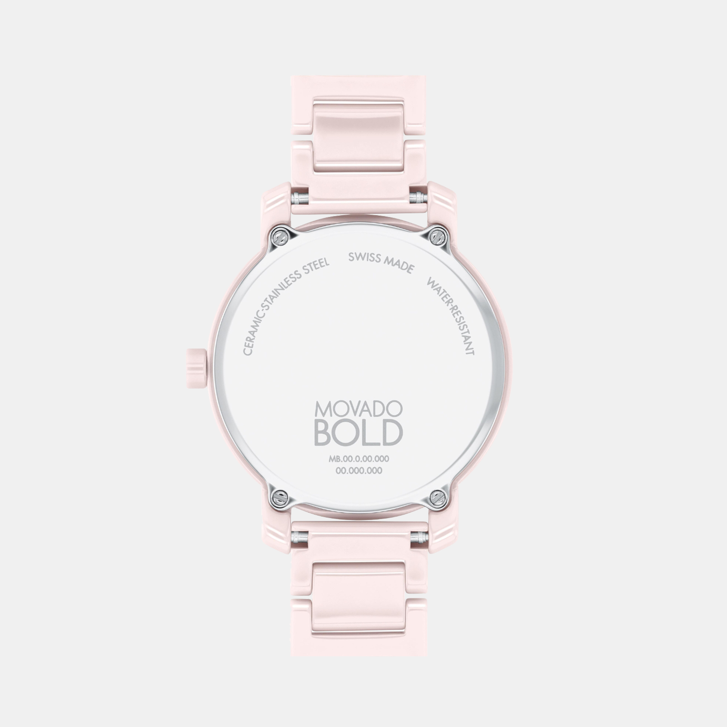 Movado Bold Women Quartz Pink Dial Analog Stainless Steel Watch 3601234 - view 2