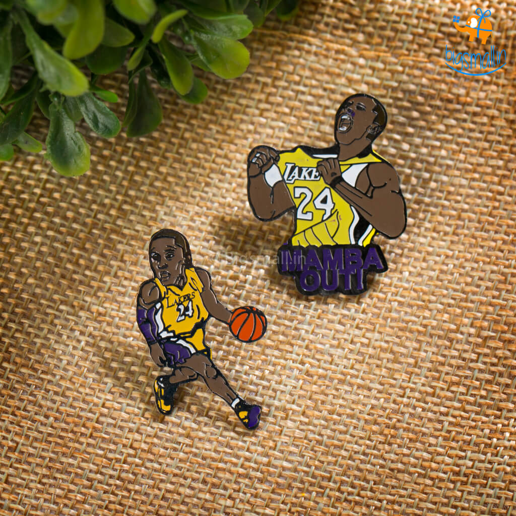 Bigsmall_piu Kobe Bryant Lapel Pins - Set of 2