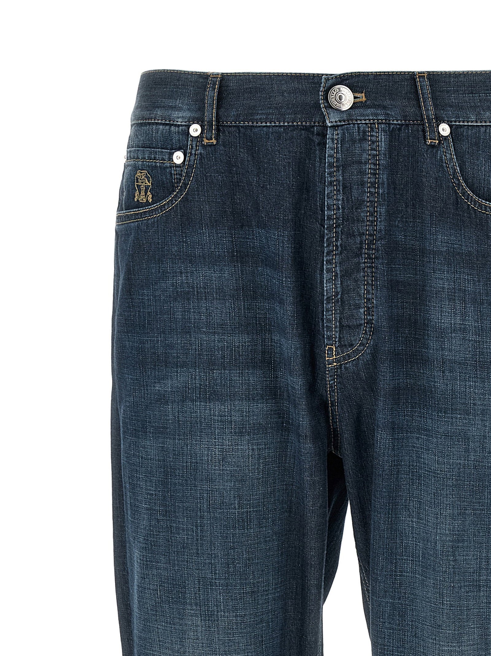 Brunello Cucinelli Jeans Denim Old – 100% cotton - view 3