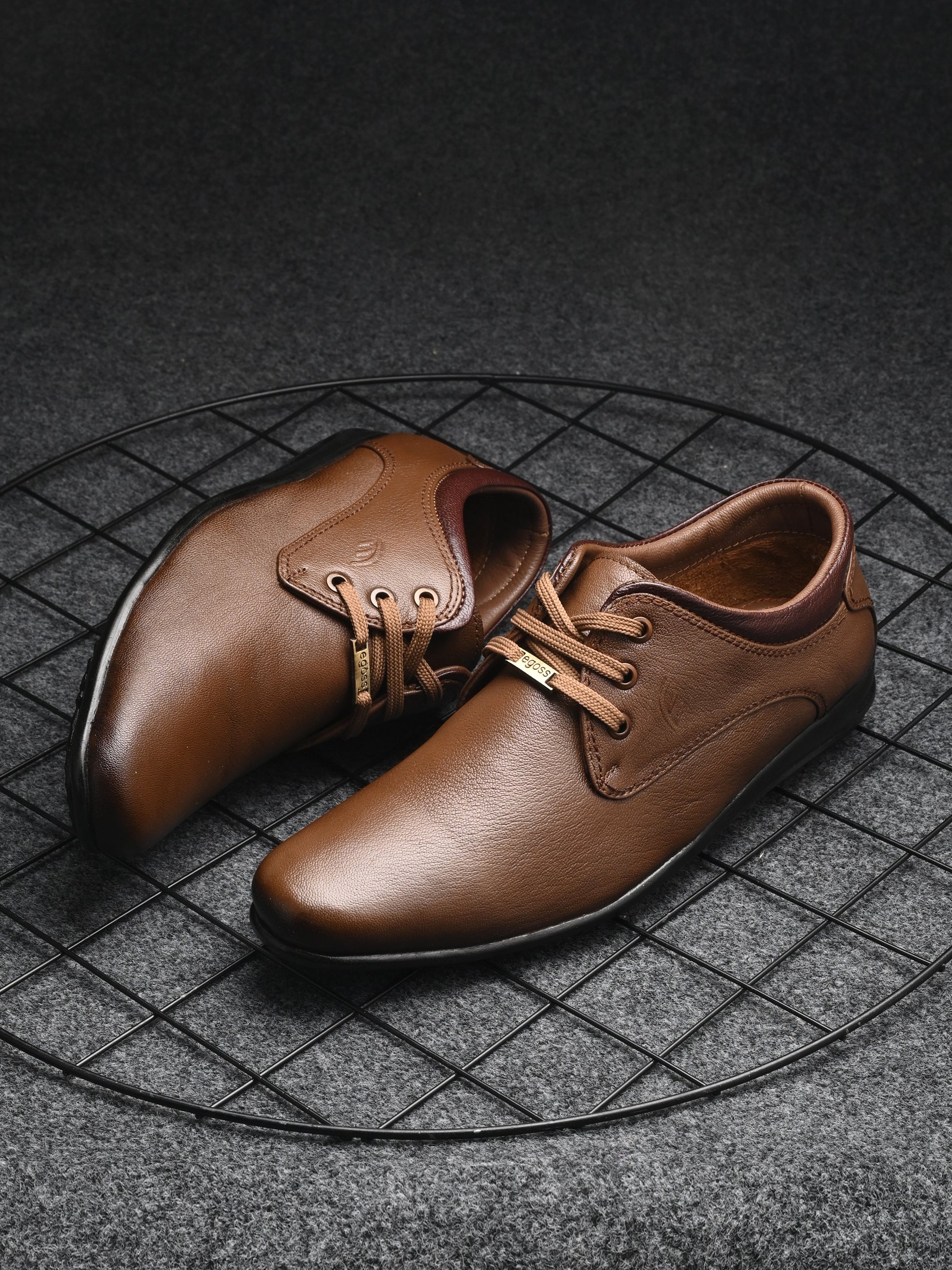 egoss-shoes Egoss Casual Leather Derby Lace Up For Men - view 2