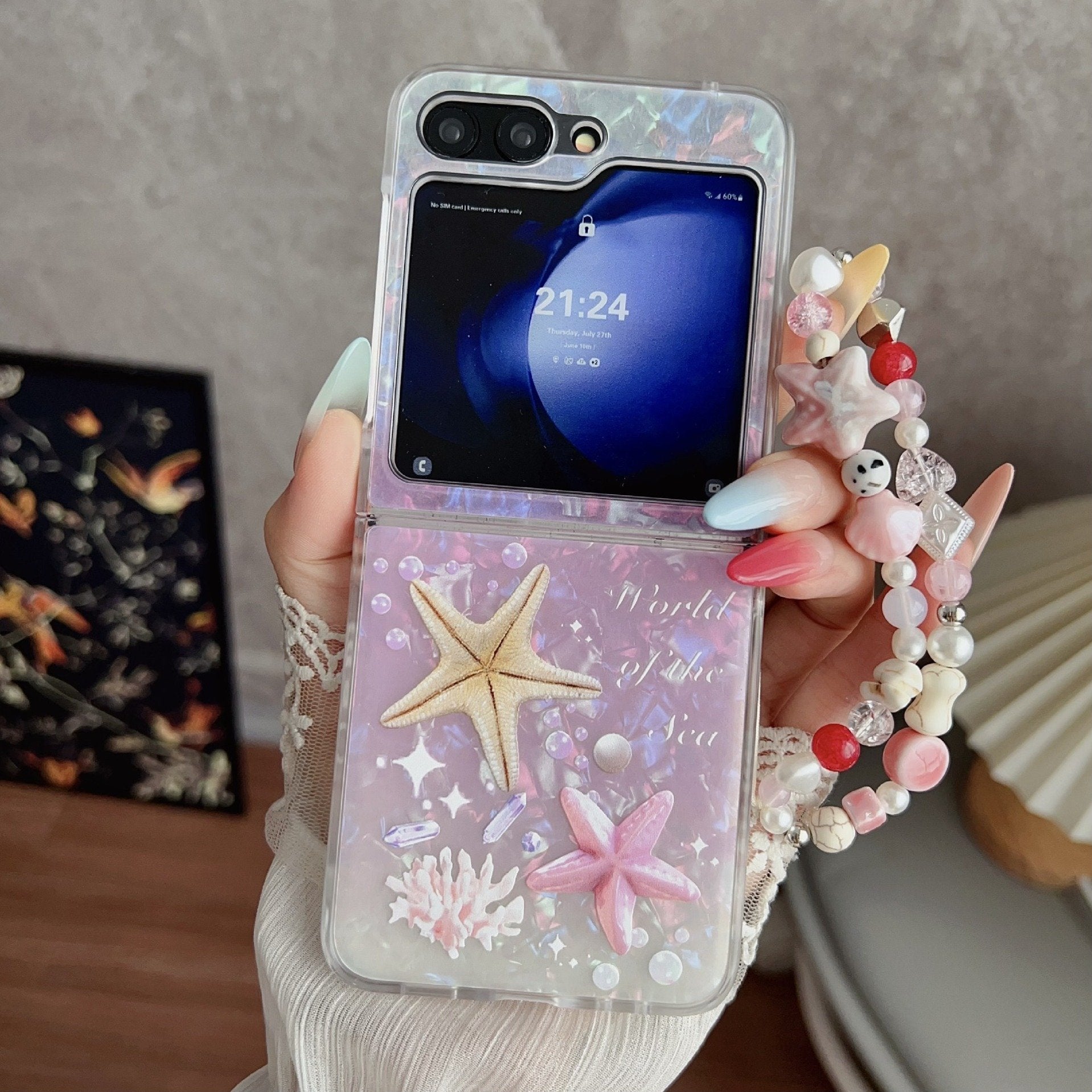 Peeperly Seaside Starfish Charm Shell Case - Samsung - view 2
