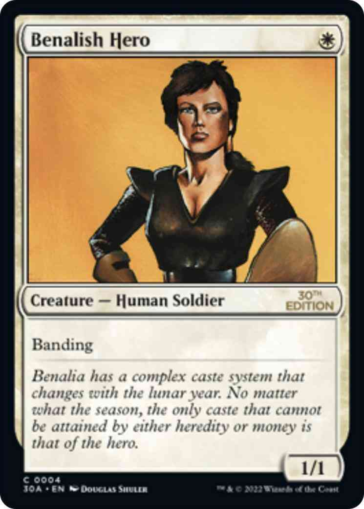 Benalish hero 4 – Magic Benalish Hero [4] [30th Anniversary Edition] [Non-Foil]