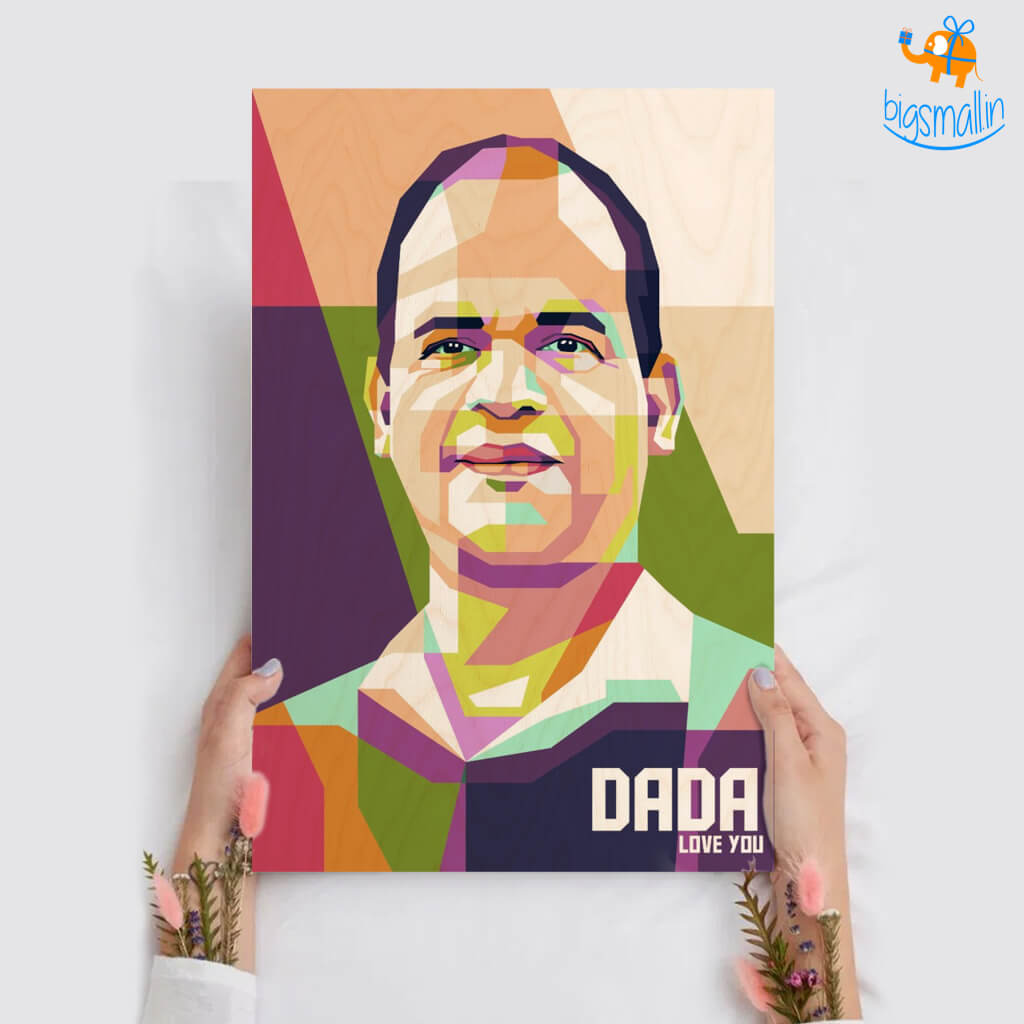 Chitra Chaya Personalized Pop Art Wooden Frame - view 12