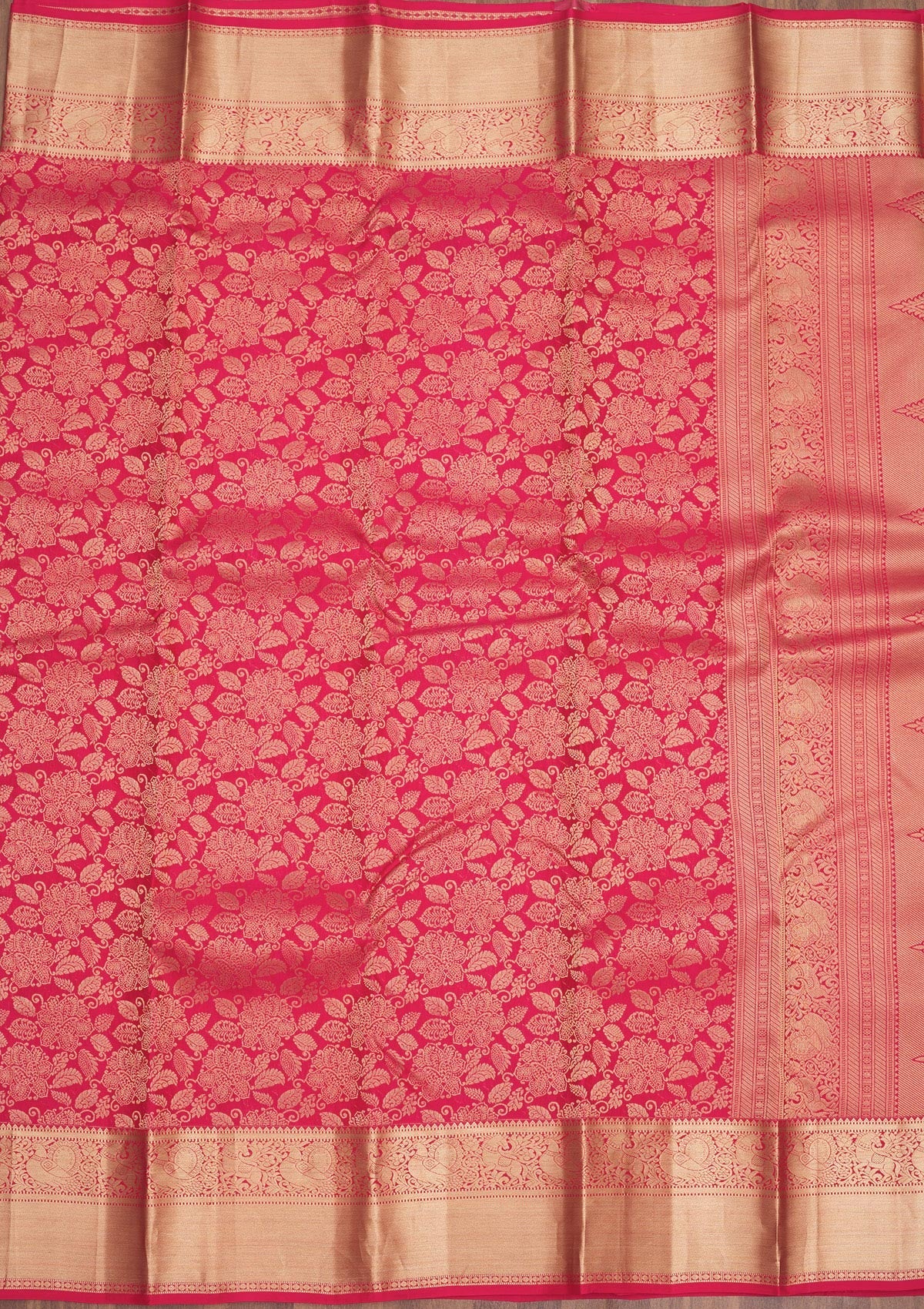 Koskii Pink Zariwork Pure Silk Saree – Women's - view 6