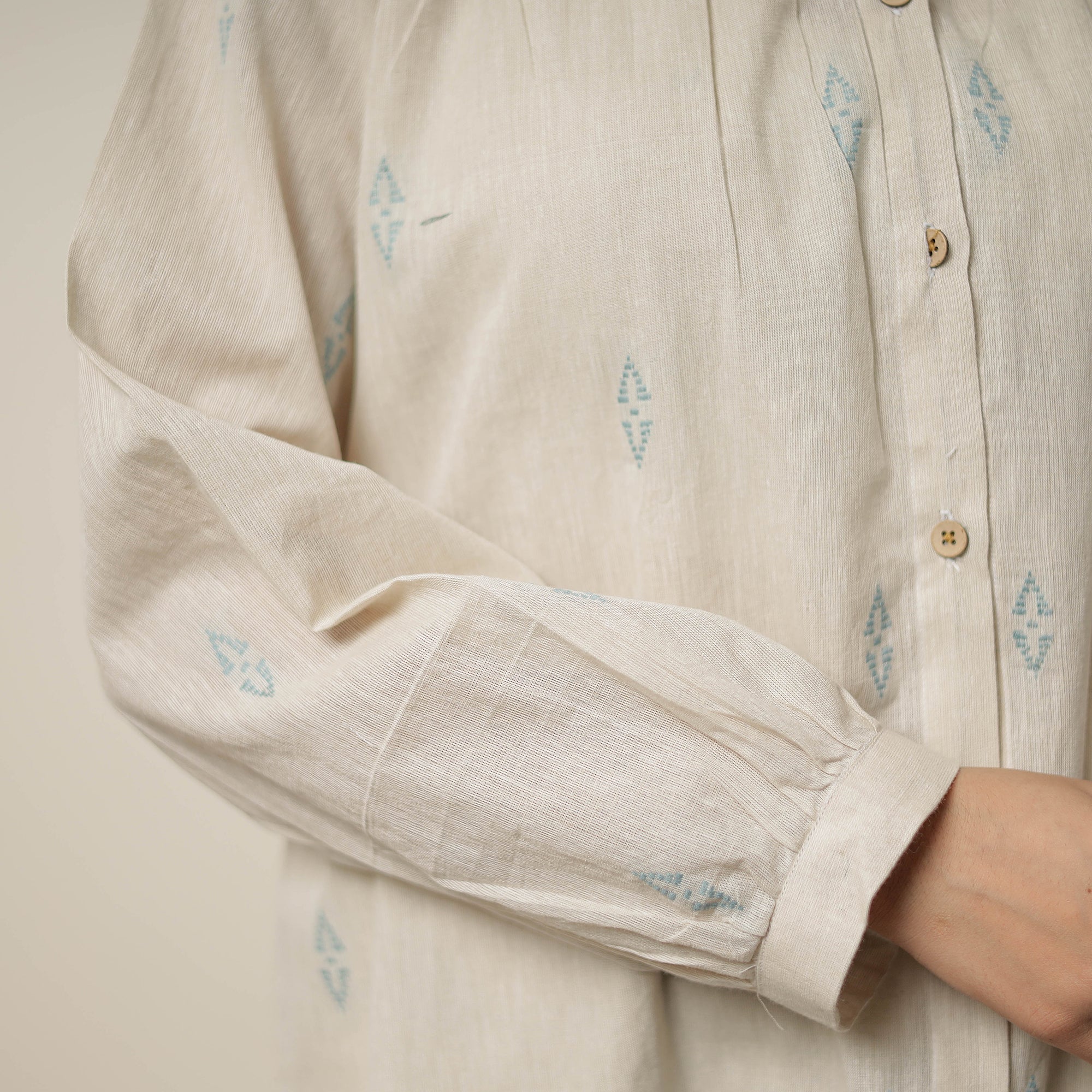 ITOKRI CASUALS Beige - Jacquard Cotton Co-Ord Set 05 - view 7
