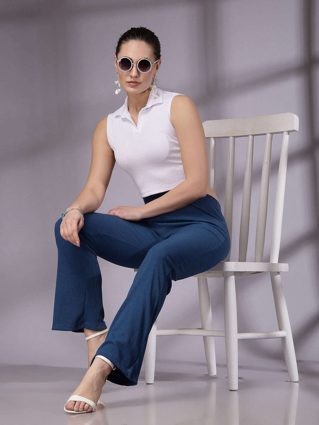 Freehand By The Indian Garage Co Women Solid Trouser