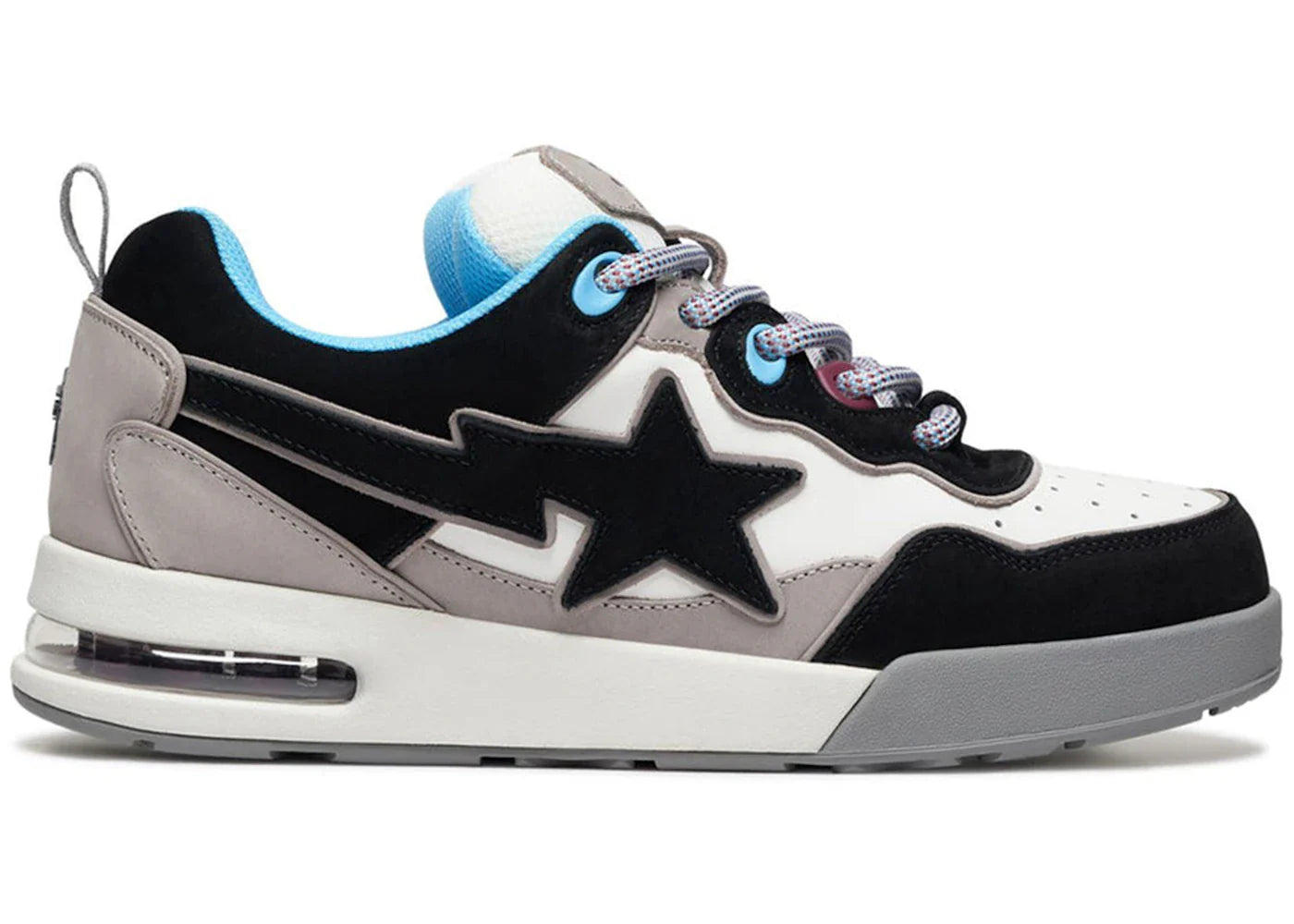 BAPE A Bathing Ape Flip Sta Black Grey White Blue