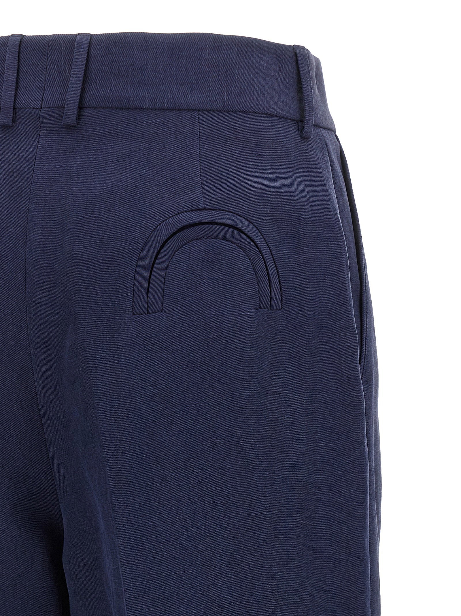 Blazé Milano Savannah Fox Pants – 59% linen, 41% silk - view 4