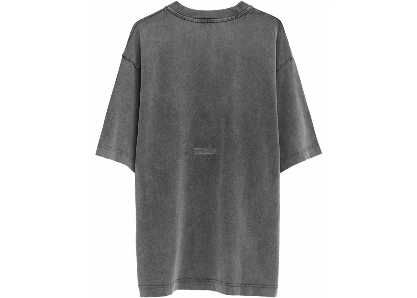 Acne Studios Crewneck T-Shirt Faded Black Bm0 - view 2