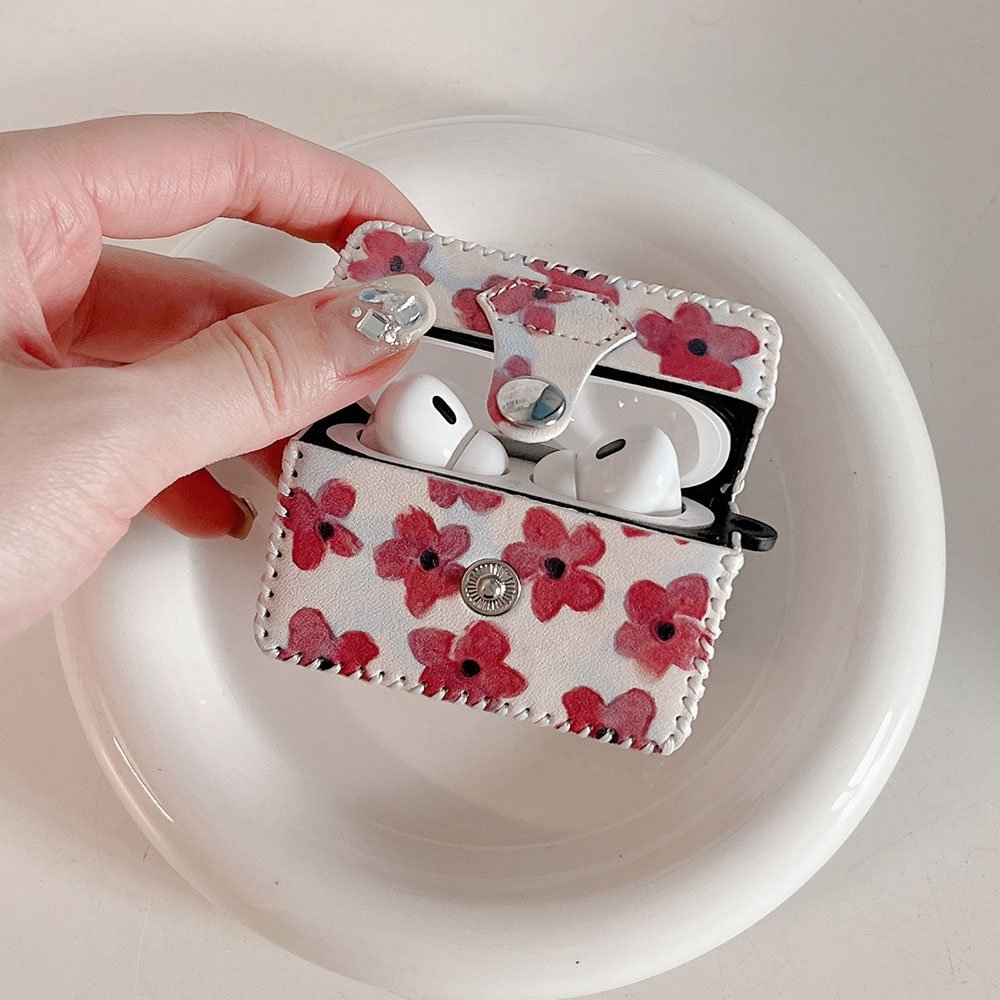 Peeperly Crimson Rich Flower Elegant Case - Airpods - view 5