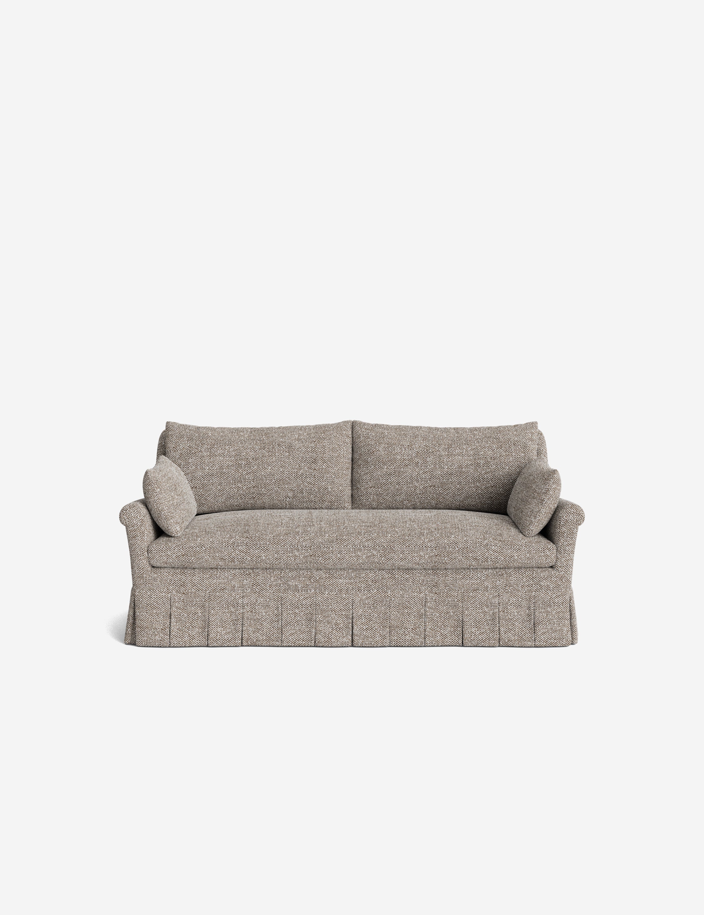 Lulu and Georgia Portola Rolled Arm Pleated Sofa - view 178