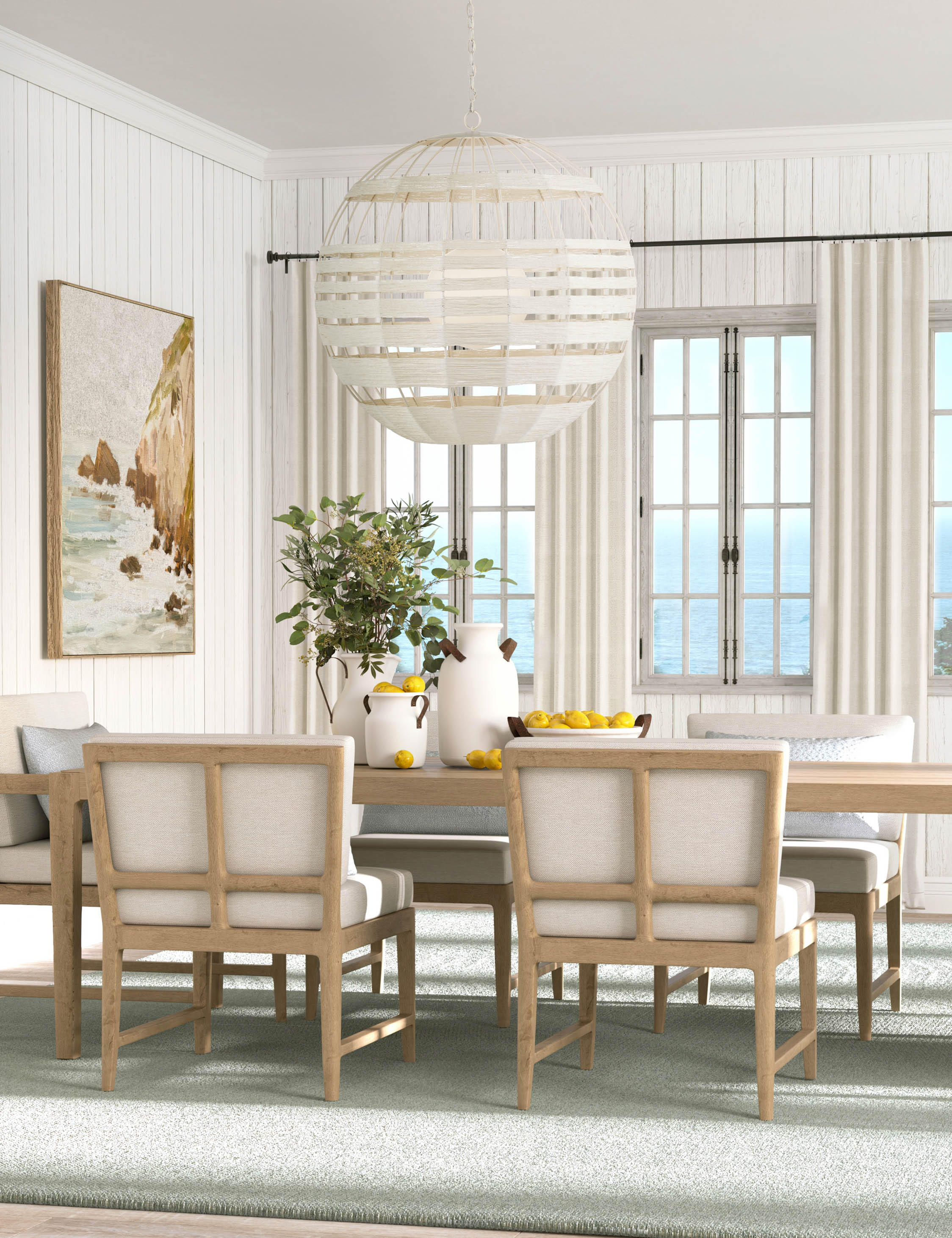 Lulu and Georgia Yohan Pendant Light – White - view 2