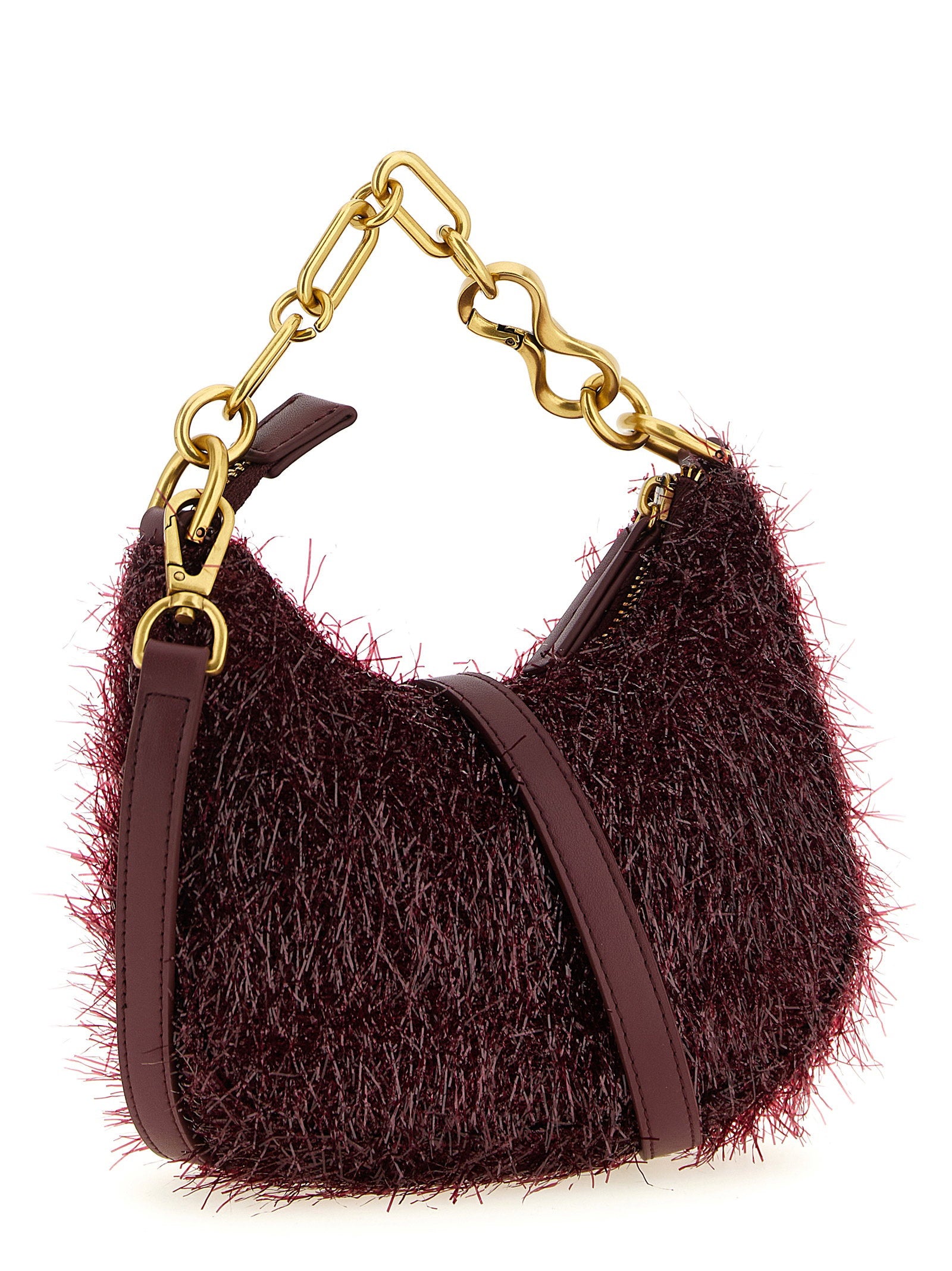 Twin Set Mini Croissant Handbag – 100% polyester - view 2
