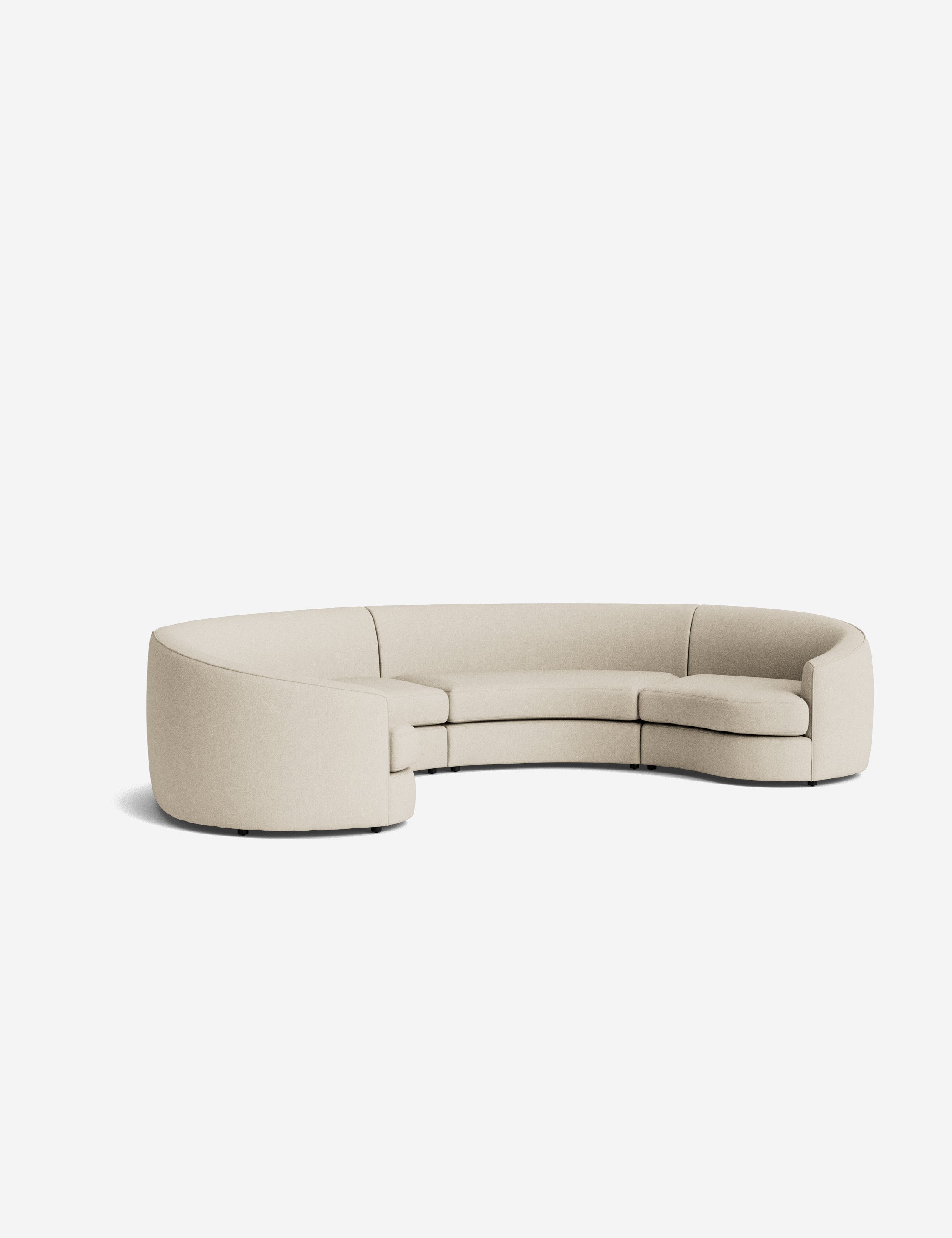 Lulu and Georgia Imada Modular Curved Sectional Sofa - view 227