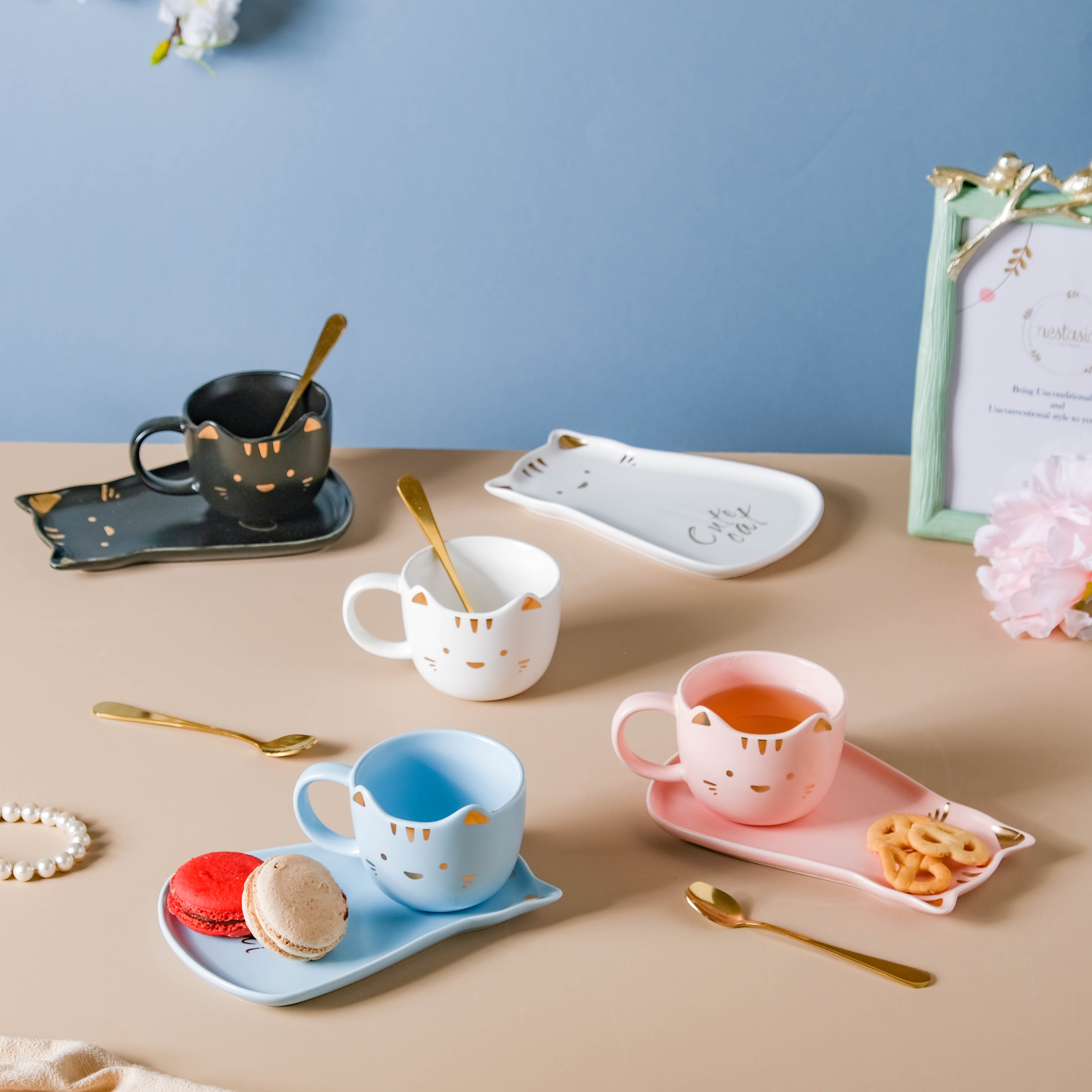 Nestasia Kitten Mug And Plate - view 5
