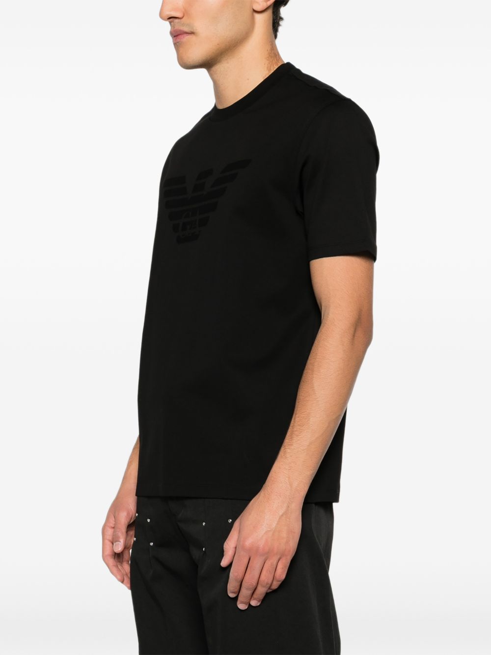 Emporio Armani Logo cotton t-shirt – 100% Cotton - view 5
