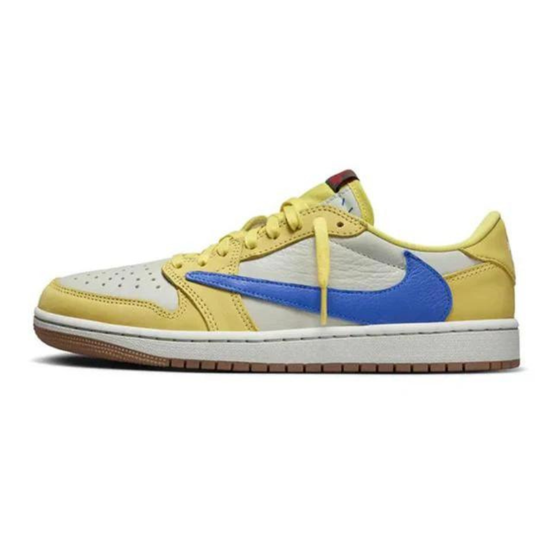 Cop Underdog Air Jordan 1 Low x Travis Scott 'CANARY' - view 2