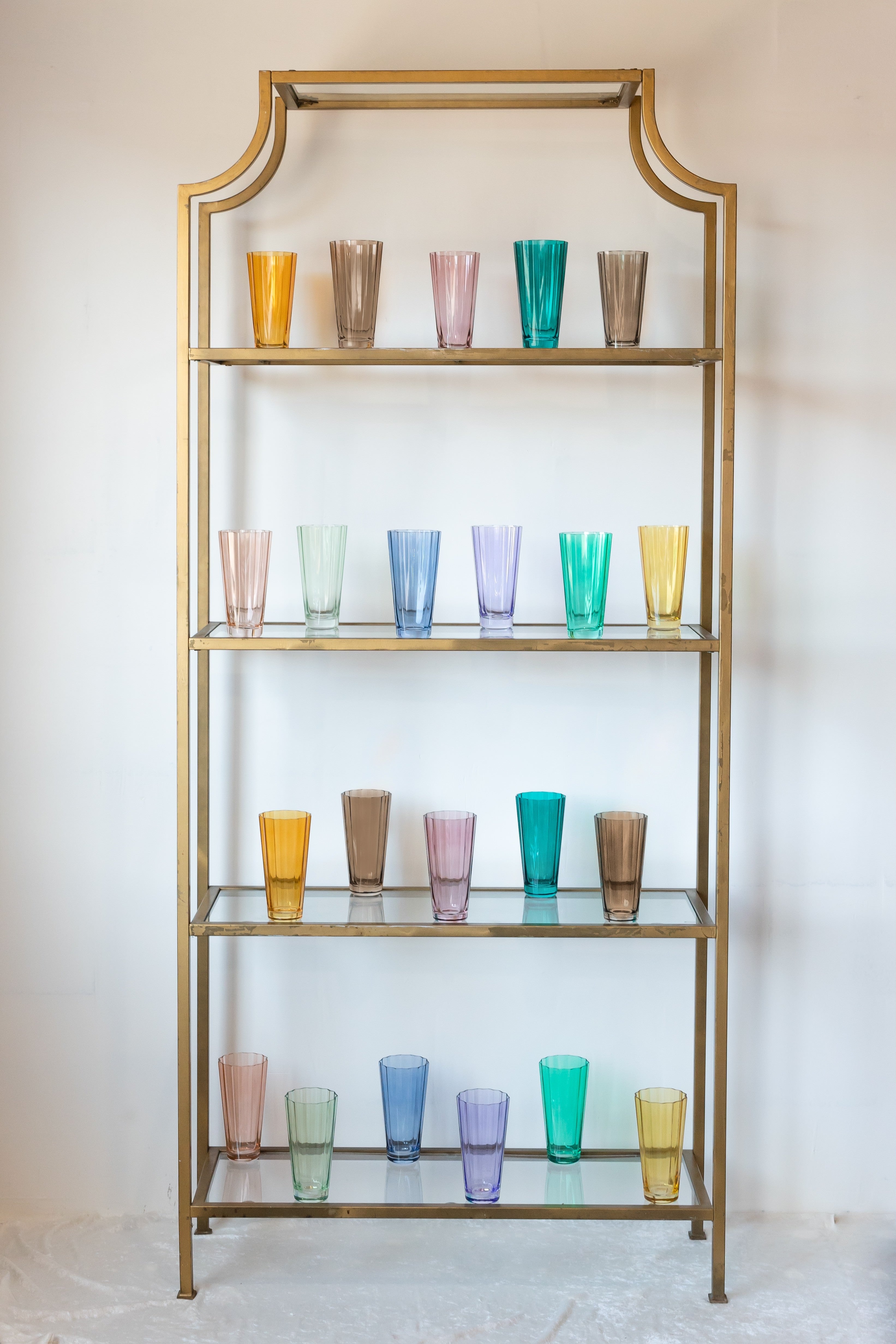 Estelle Colored Glass Estelle Colored Sunday High Balls - Set of 6 {Custom Set}