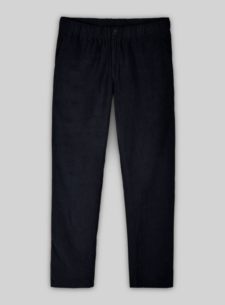 StudioSuits Blue Stretch Pin Corduroy Easy Pants
