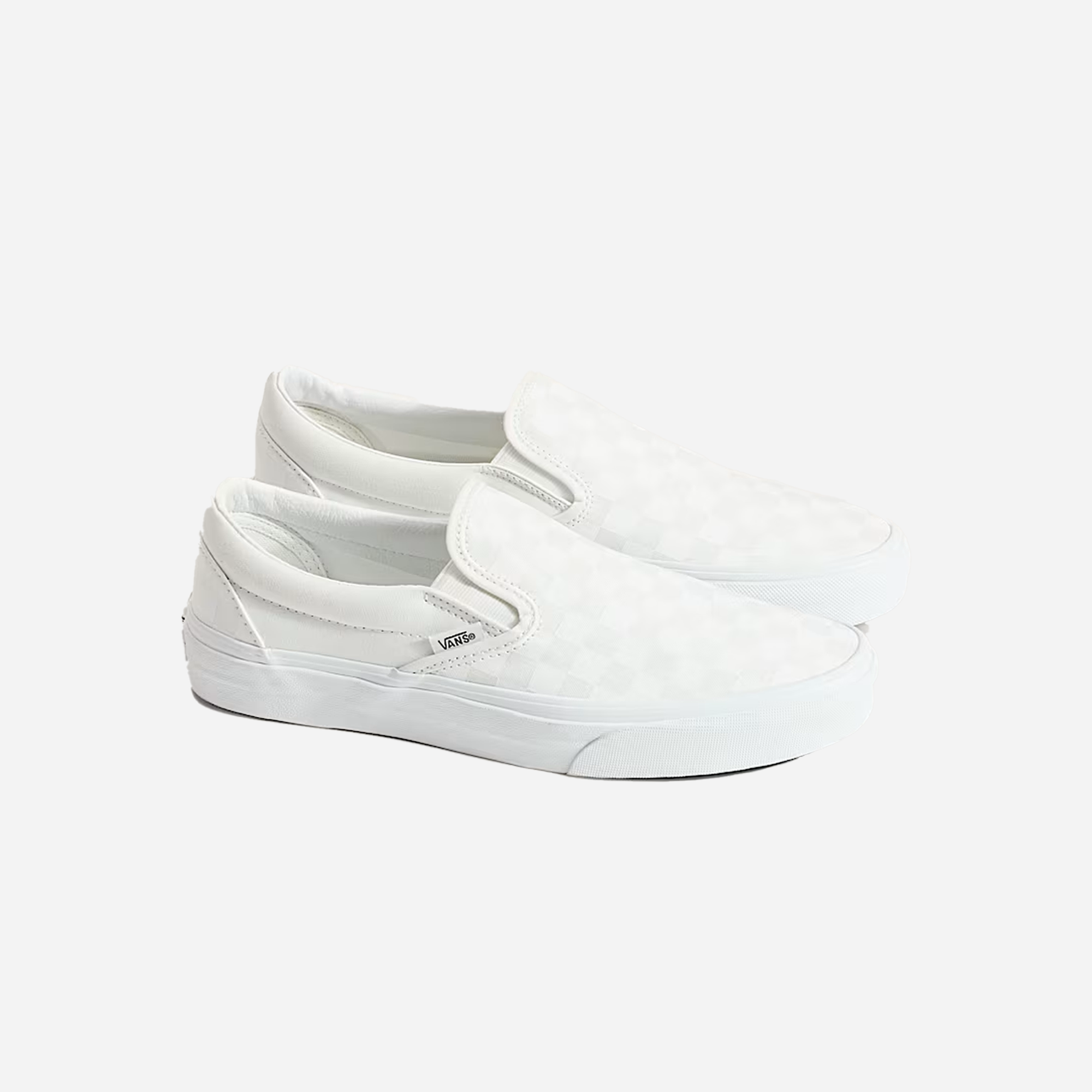 Vans Classic Slip-On Checkerboard Shoe True White - view 2