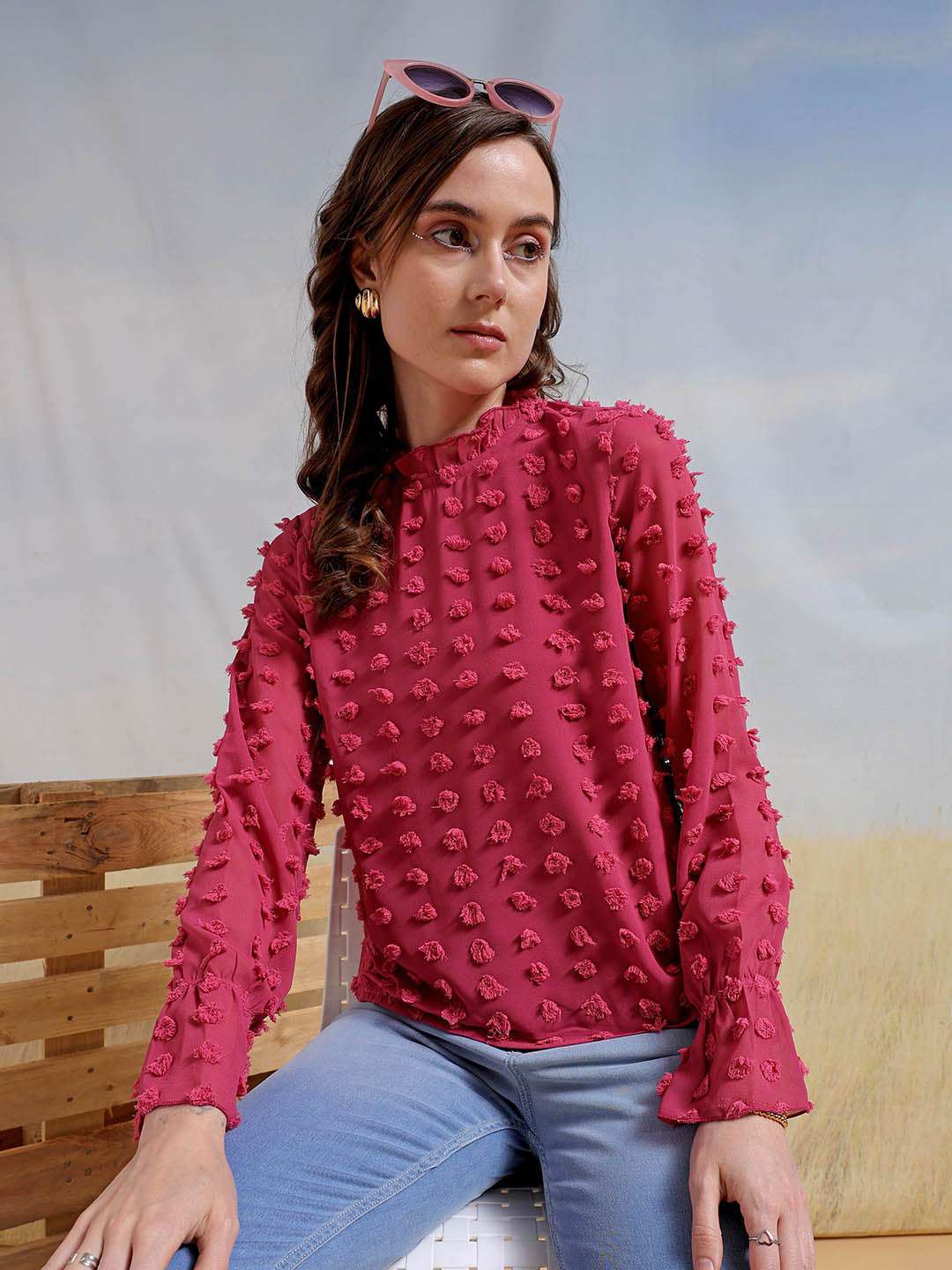 Freehand By The Indian Garage Co Women Solid Top - view 8