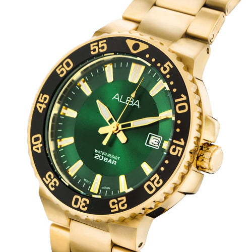 Alba Active Green Dial Men 43.5mm AS9S74X1 - view 2