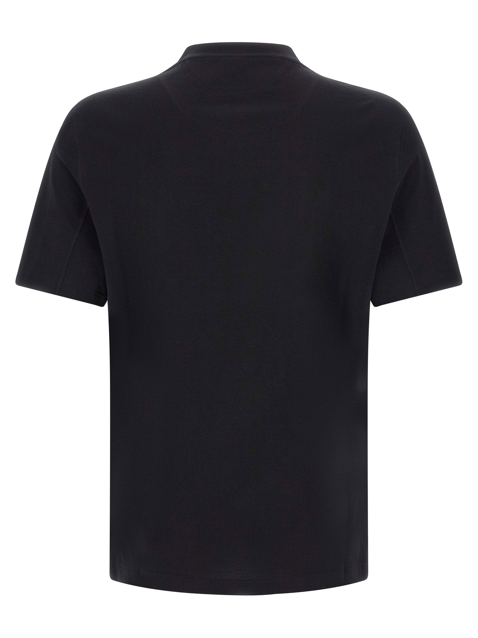 Brunello Cucinelli Logo Embroidery T-shirt – 100% cotton - view 2