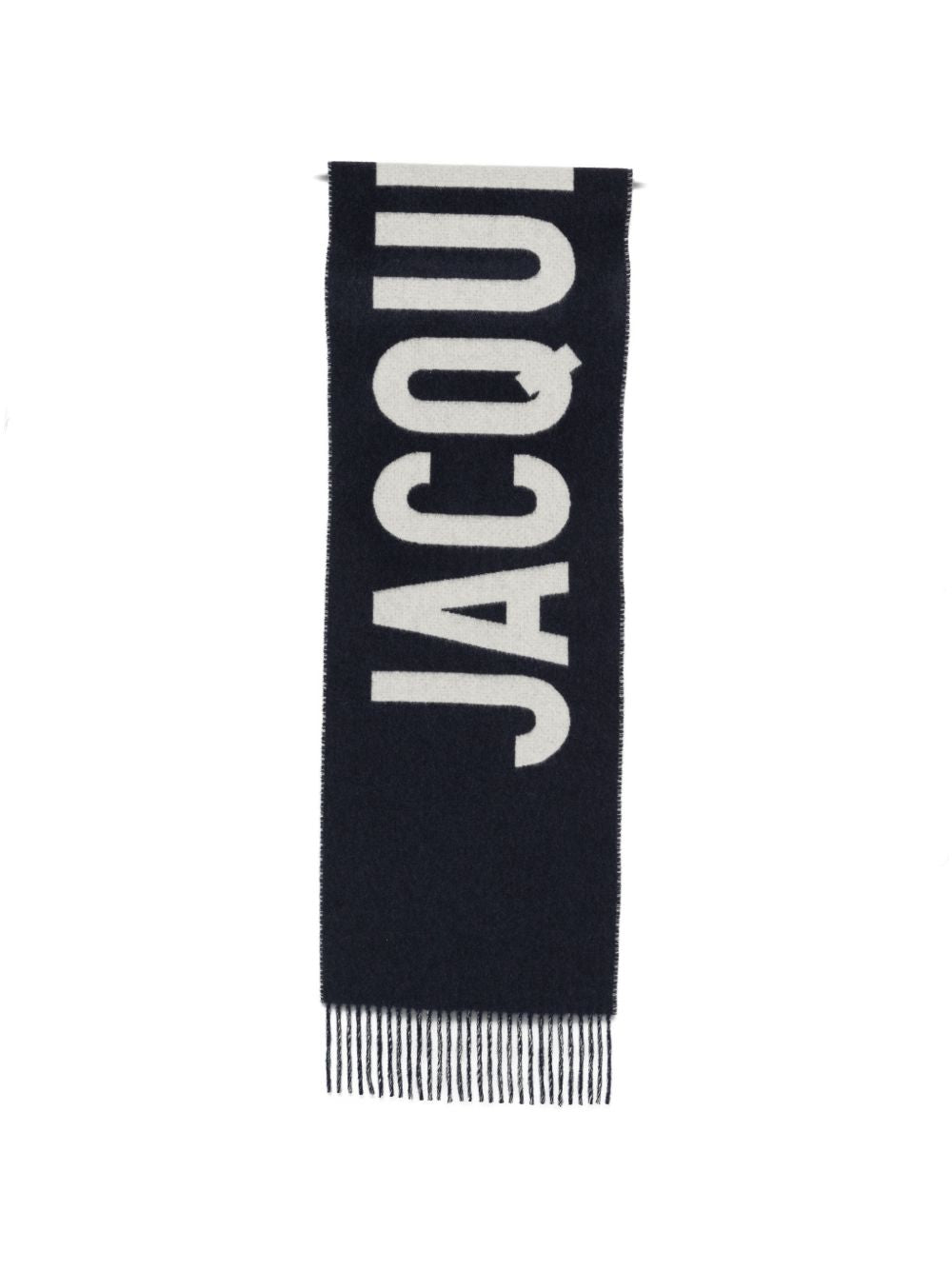 JACQUEMUS Scarfs NAVY – 100% Virgin Wool