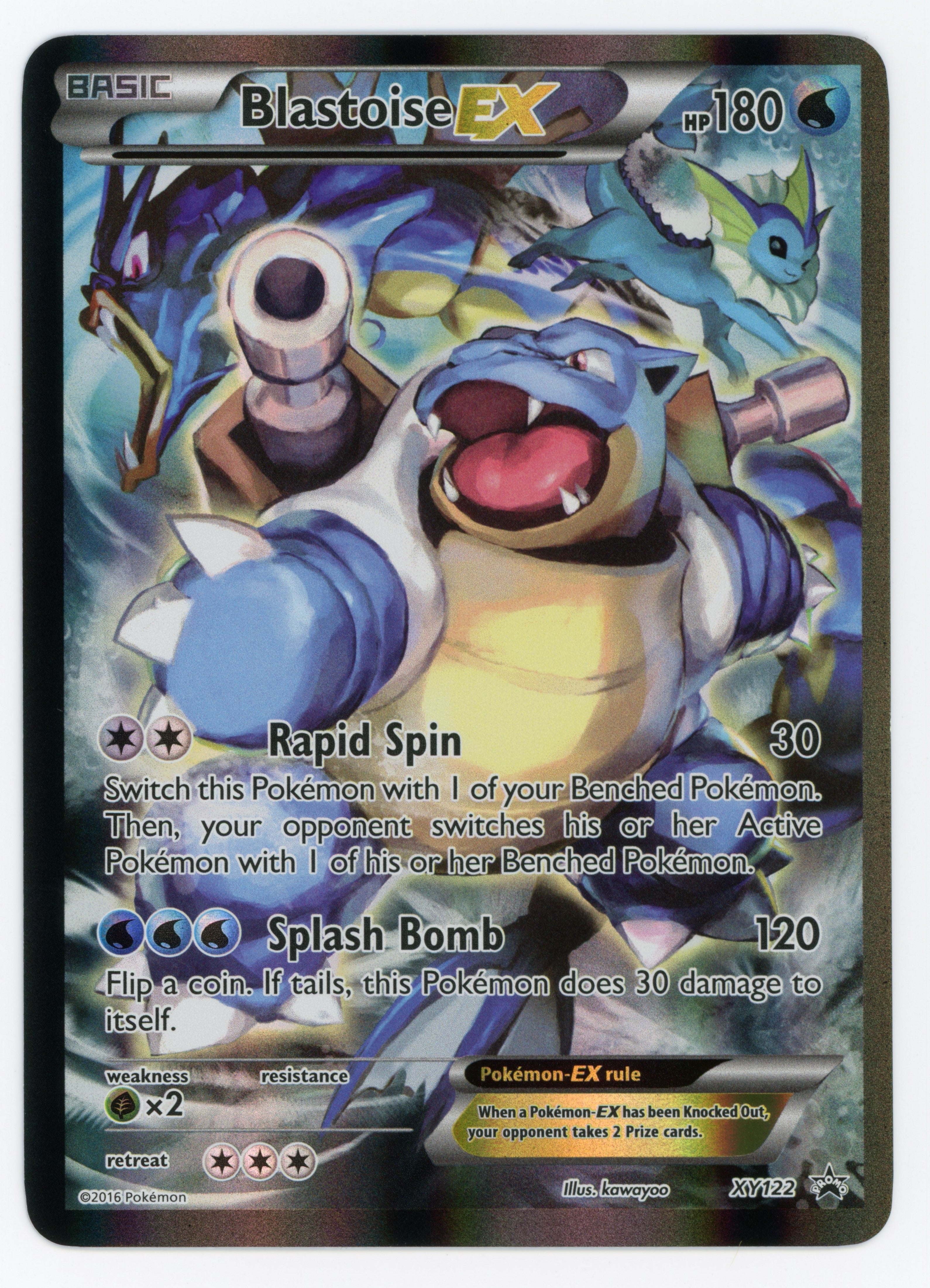 Pokémon Blastoise-EX - XY122 - Promo - Ultra Rare - Scan 13332