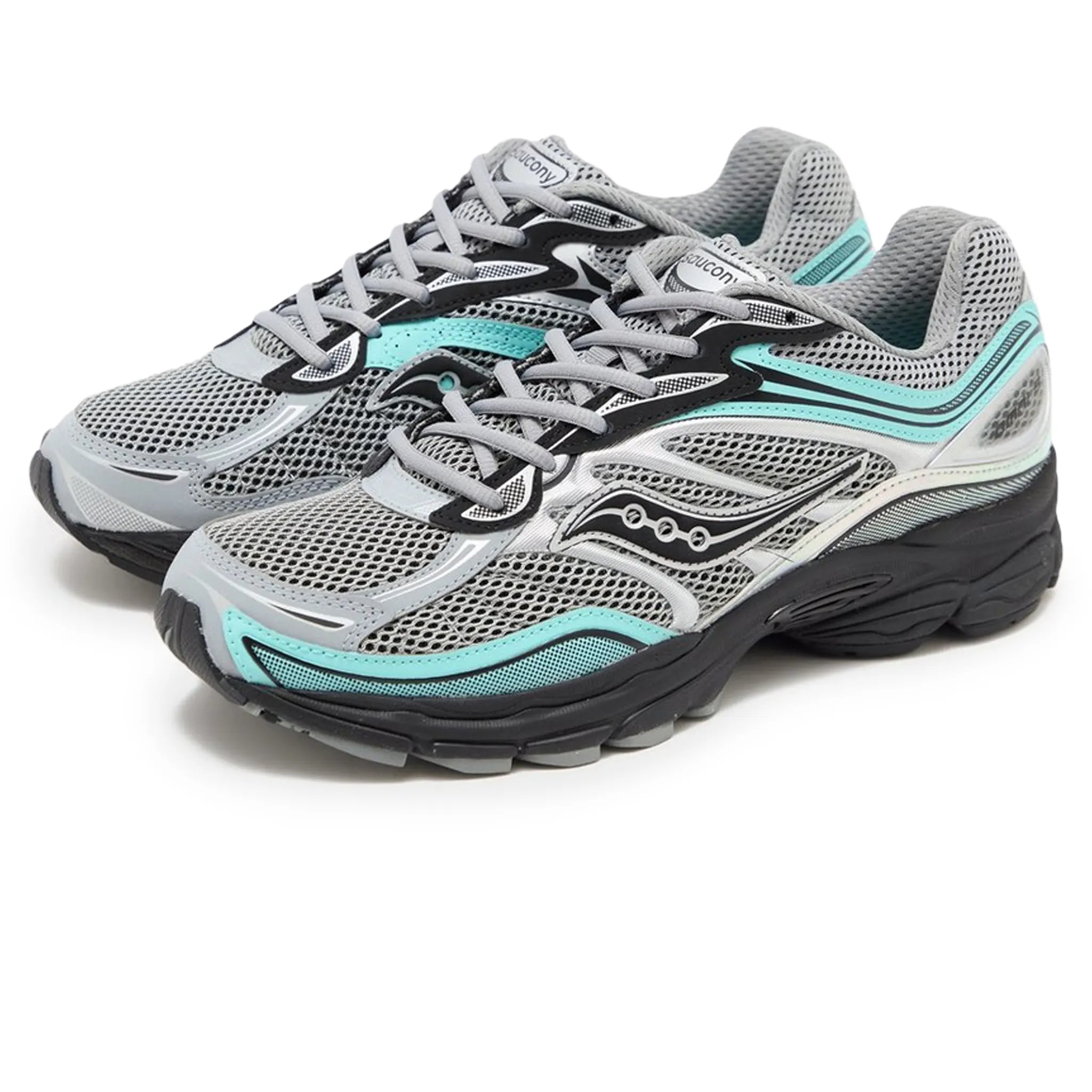 Saucony Progrid Omni 9 Silver Teal Grey - view 2