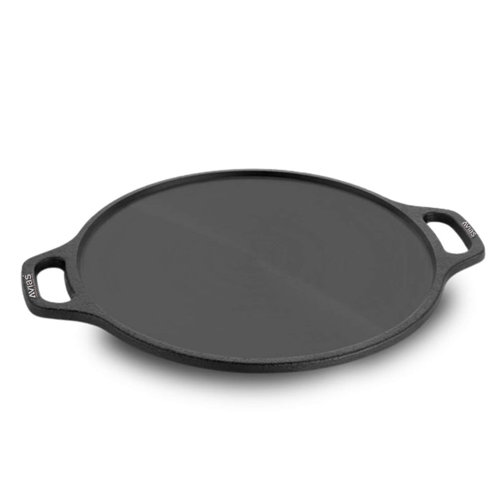 AVIAS Cast Iron Dosa Tawa Pan | Gas & Induction Compatible | Black - view 2
