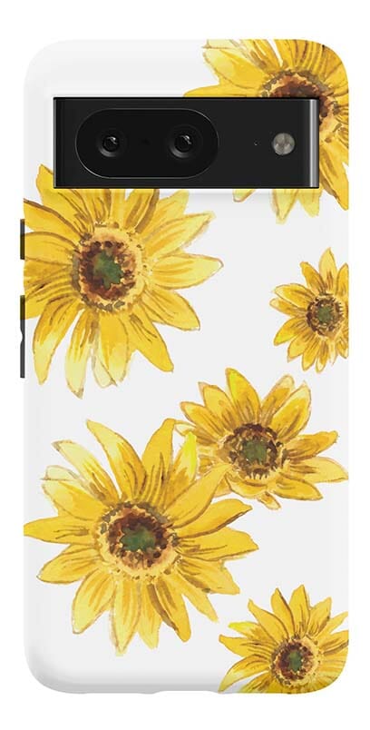 Casetry Golden Garden | Yellow Sunflower Floral Google Pixel Case - view 13