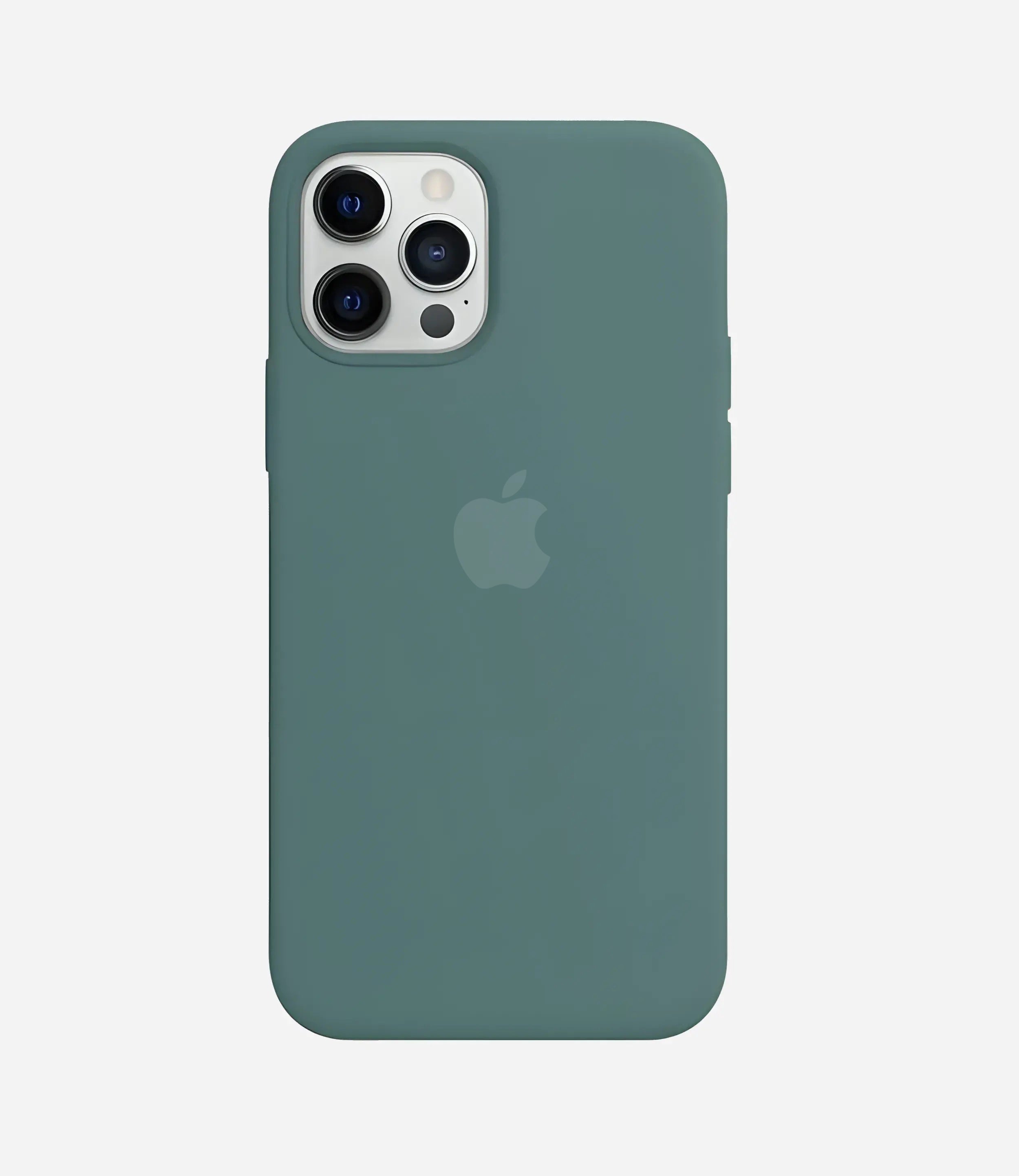 The Case Company Solid Pine Green Soft Silicone iPhone Case