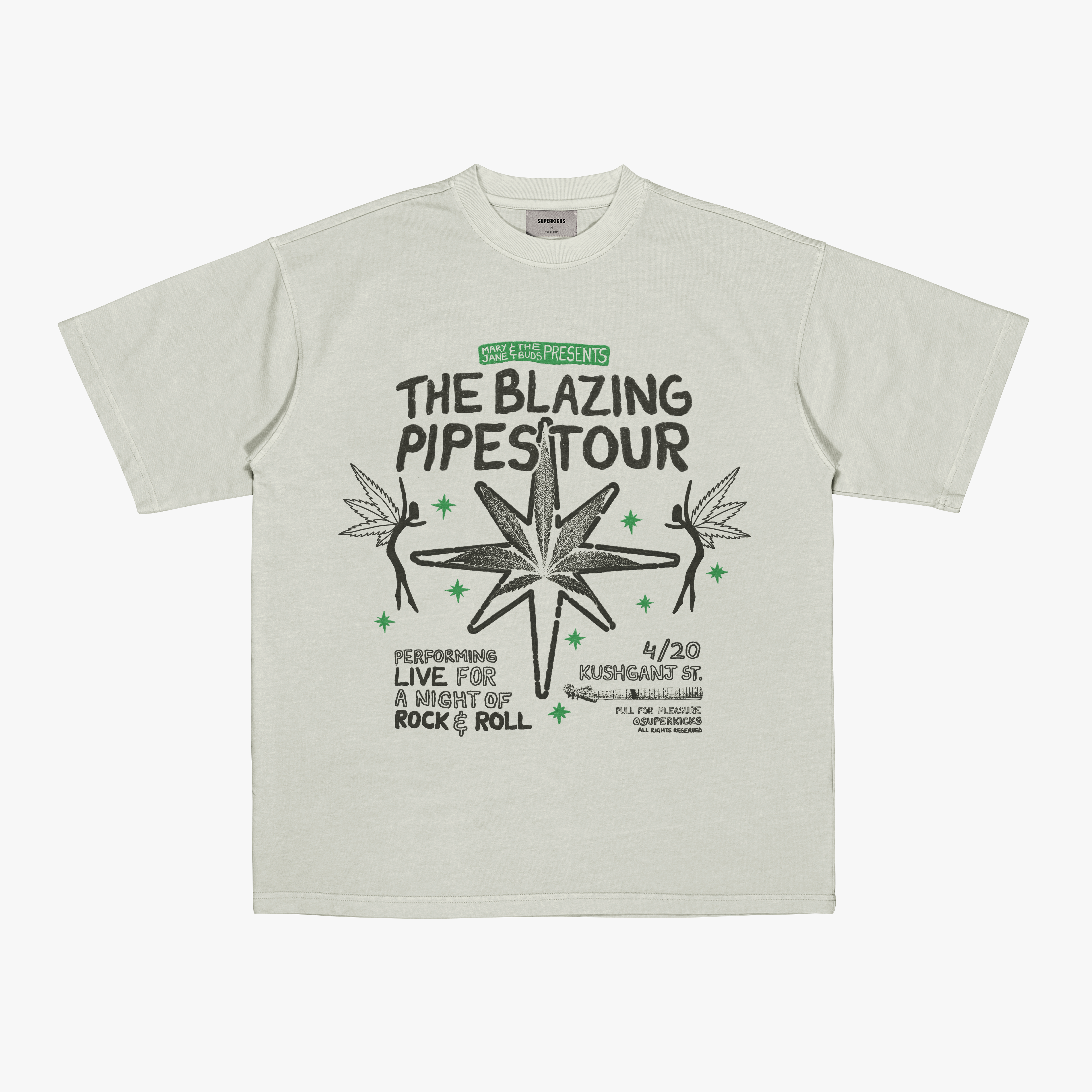 Buds band tee – Superkicks | MJ & THE BUDS { BAND TEE