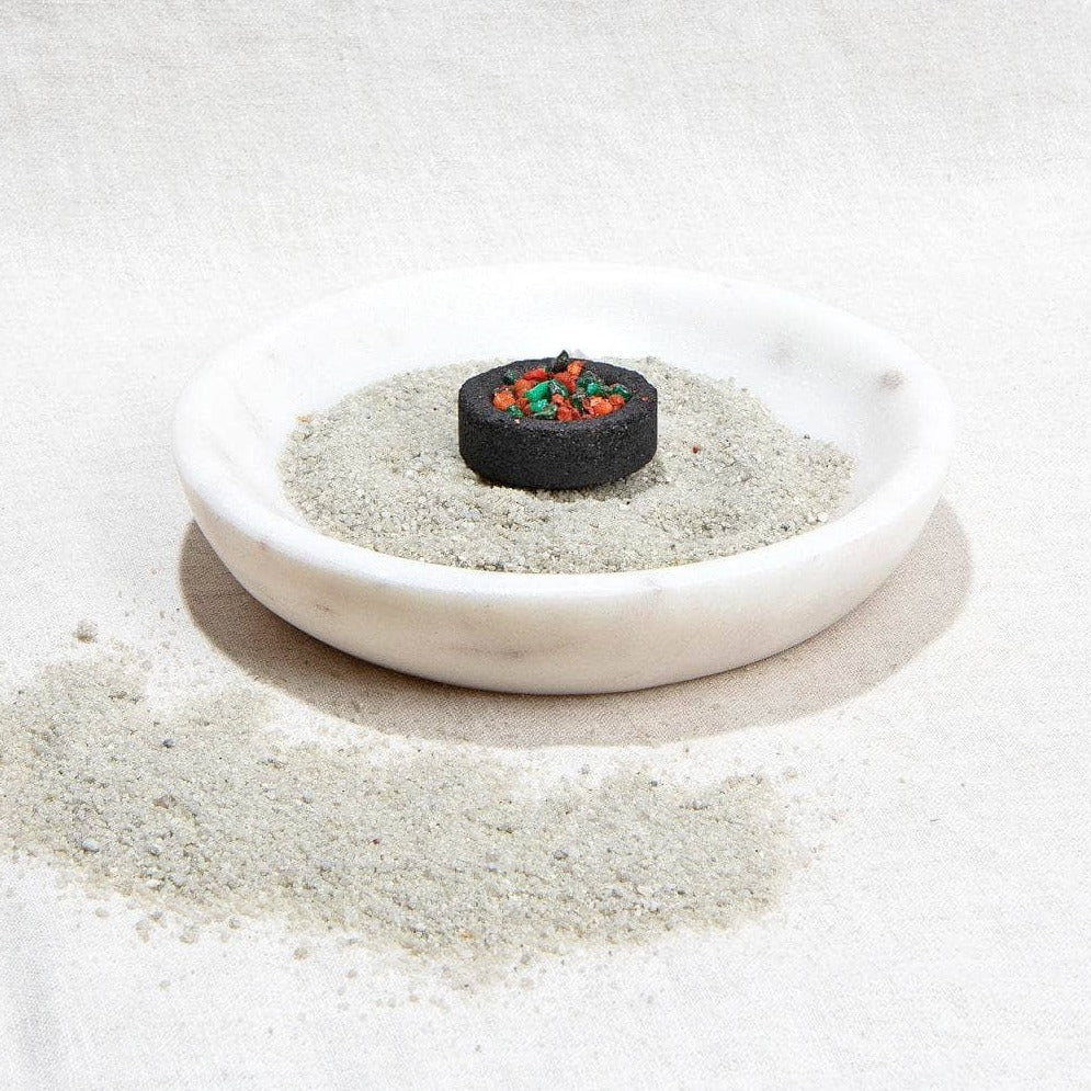 Tiny Rituals White Marble Smudge Bowl Kit - view 2