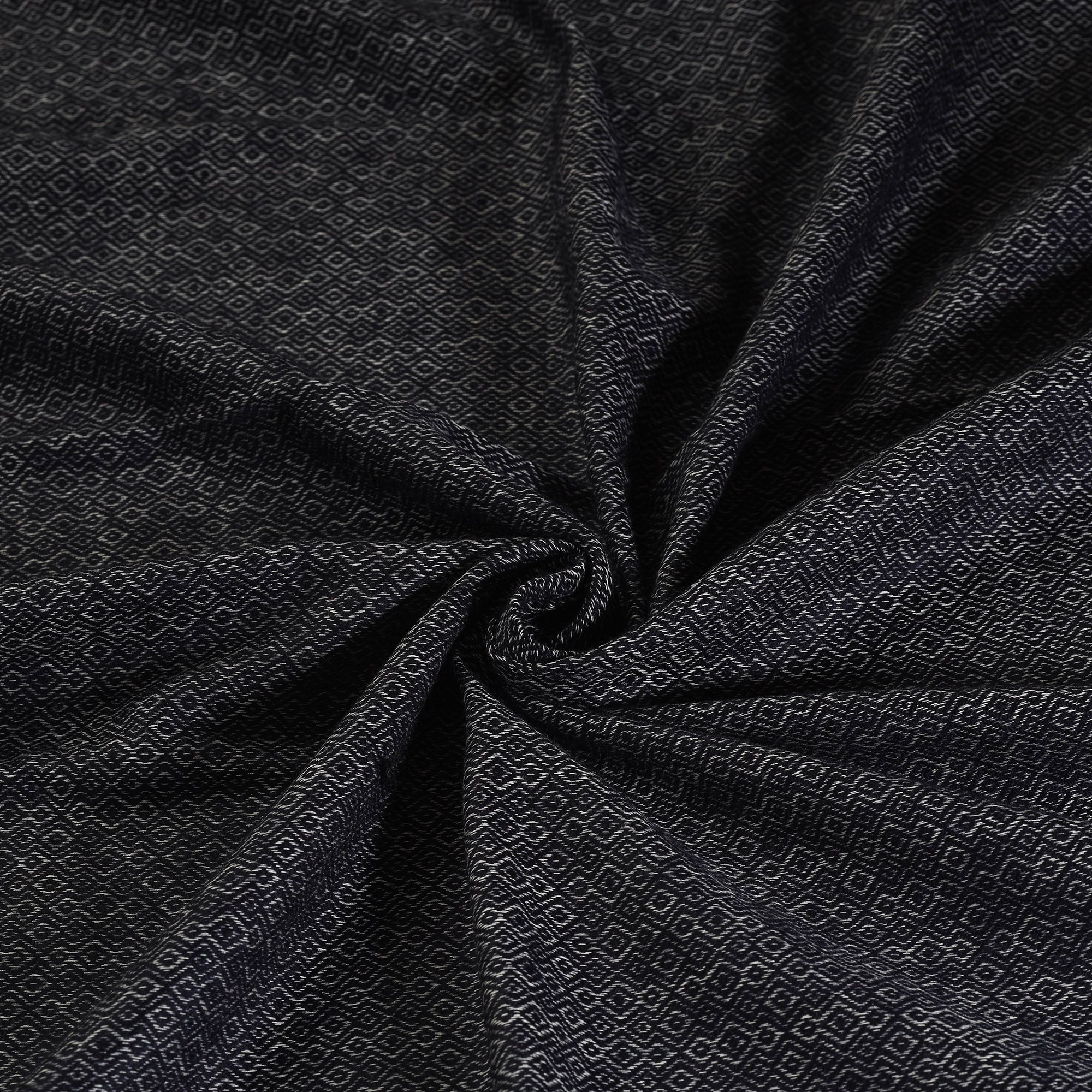 ITOKRI CRAFTS INITIATIVE Black - Acrylic Fine Wool Fabric 26