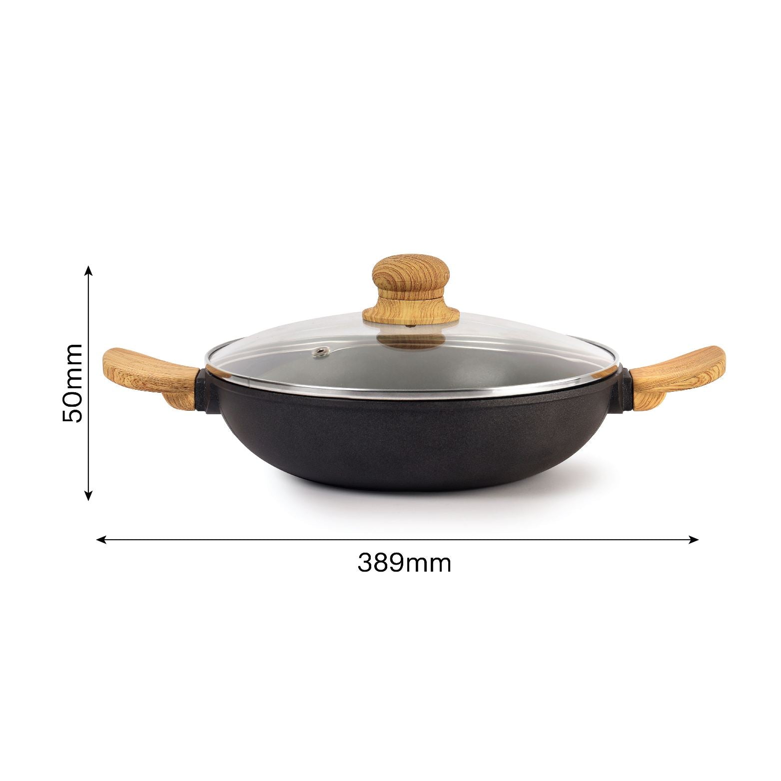Cello Castello Die Cast Induction Base Kadai With Glass Lid - view 17