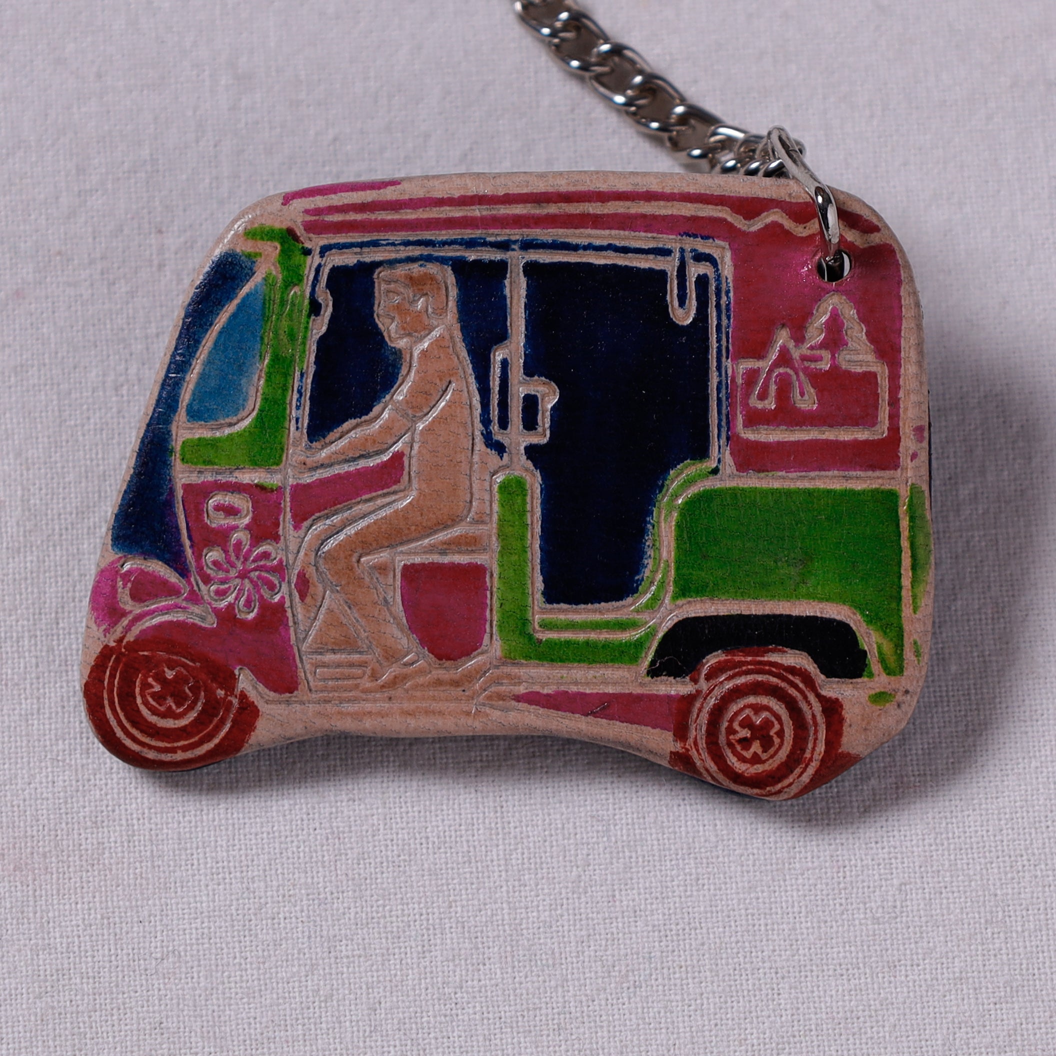 SASHA Auto - Handcrafted Leather Keychain - view 2