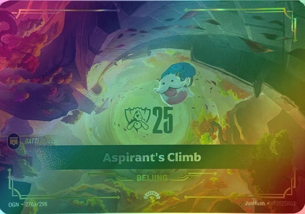 Promotional cards foil – Aspirant's Climb - 276a/298 [Riftbound Promotional Cards] [Foil]